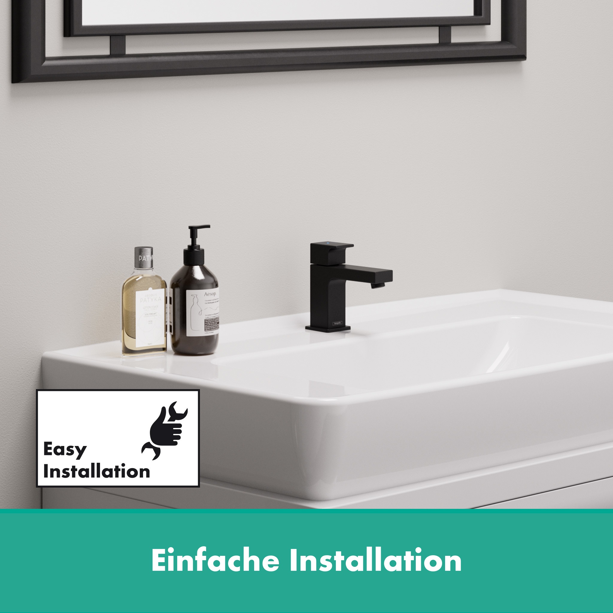 hansgrohe Waschtischarmatur »Vernis Shape«, 7cm, mit Hebelgriff 