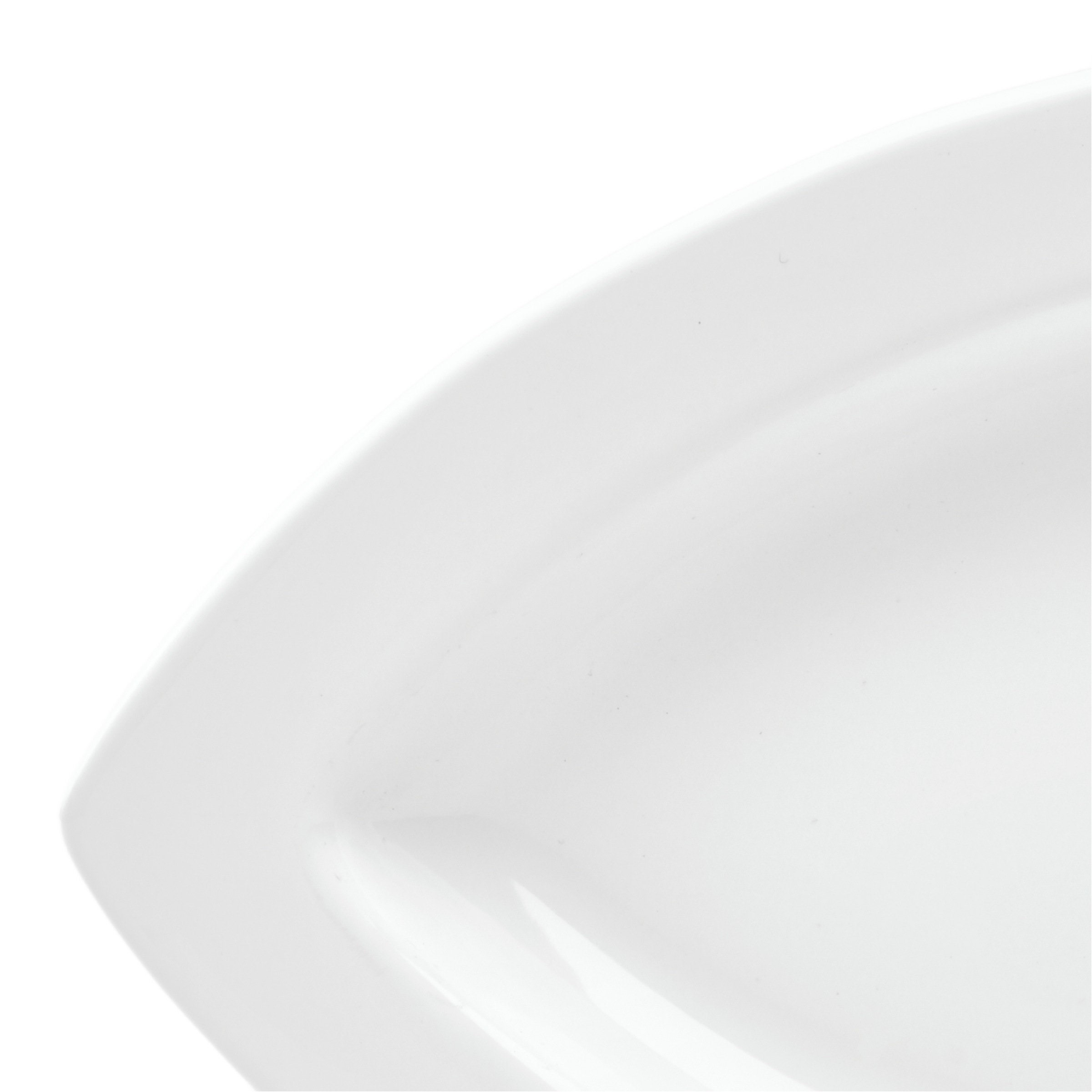 van Well Servierplatte »Platte flach 21 cm, Linsenform, 6 Stück«, (Set, 6 tlg.), spülmaschinen- und mikrowellengeeignet
