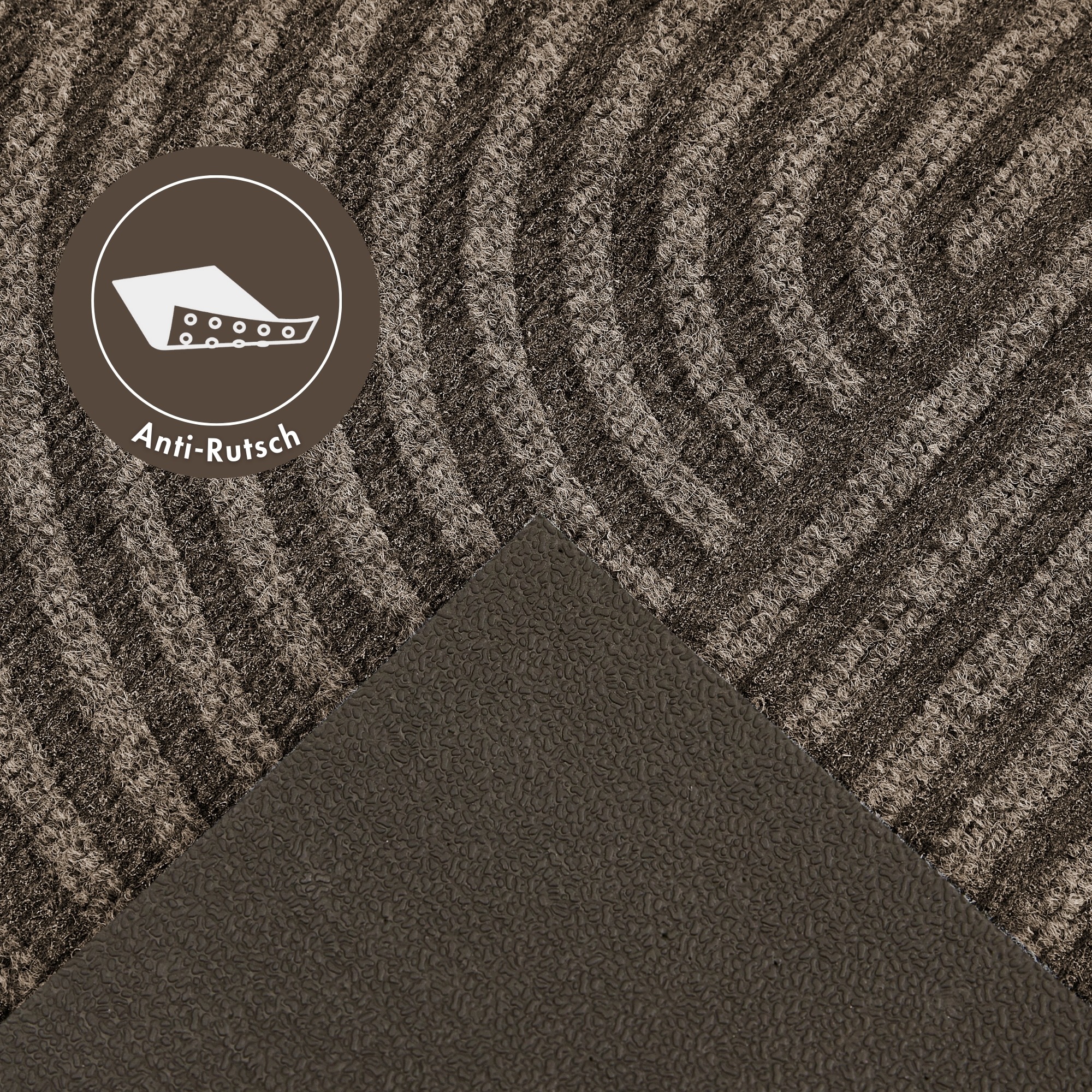 Andiamo Fußmatte »Yukon« rechteckig 6 mm Höhe Schmutzfangmatte, modernes Design, robust, waschbar, rutschhemmend