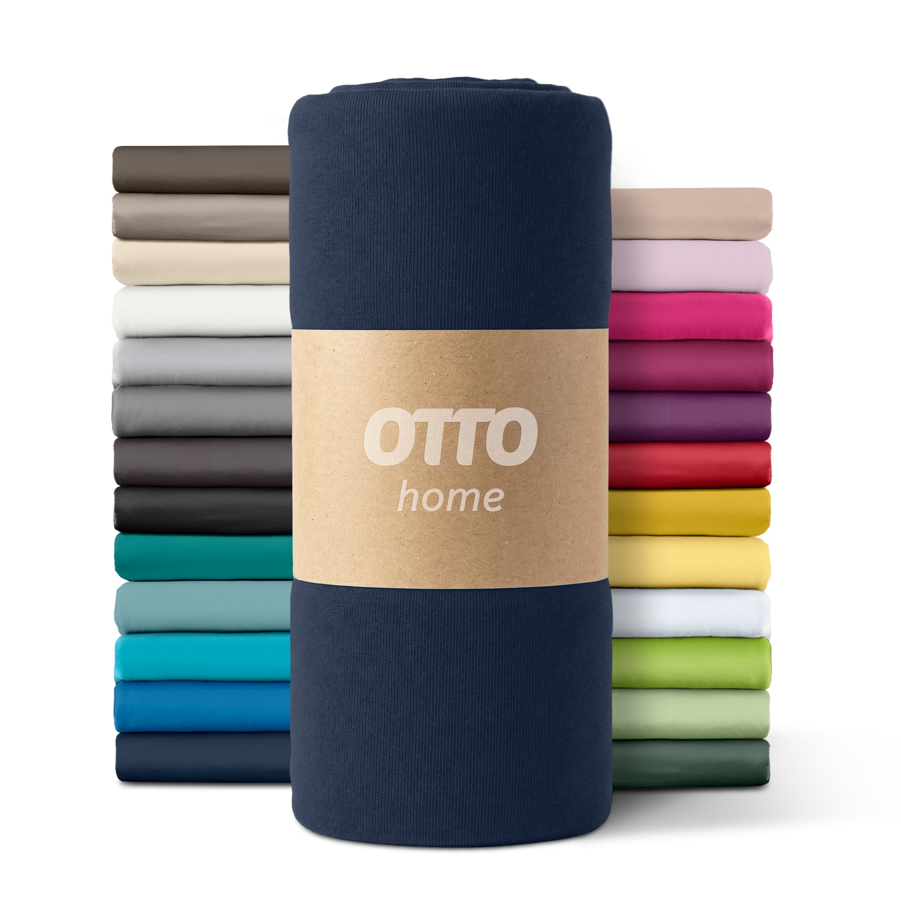 OTTO home Spannbettlaken »PAPRIKA« Bettlaken Laken in zwei Qualitäten: Fleece & Jersey, schnelltrocknend