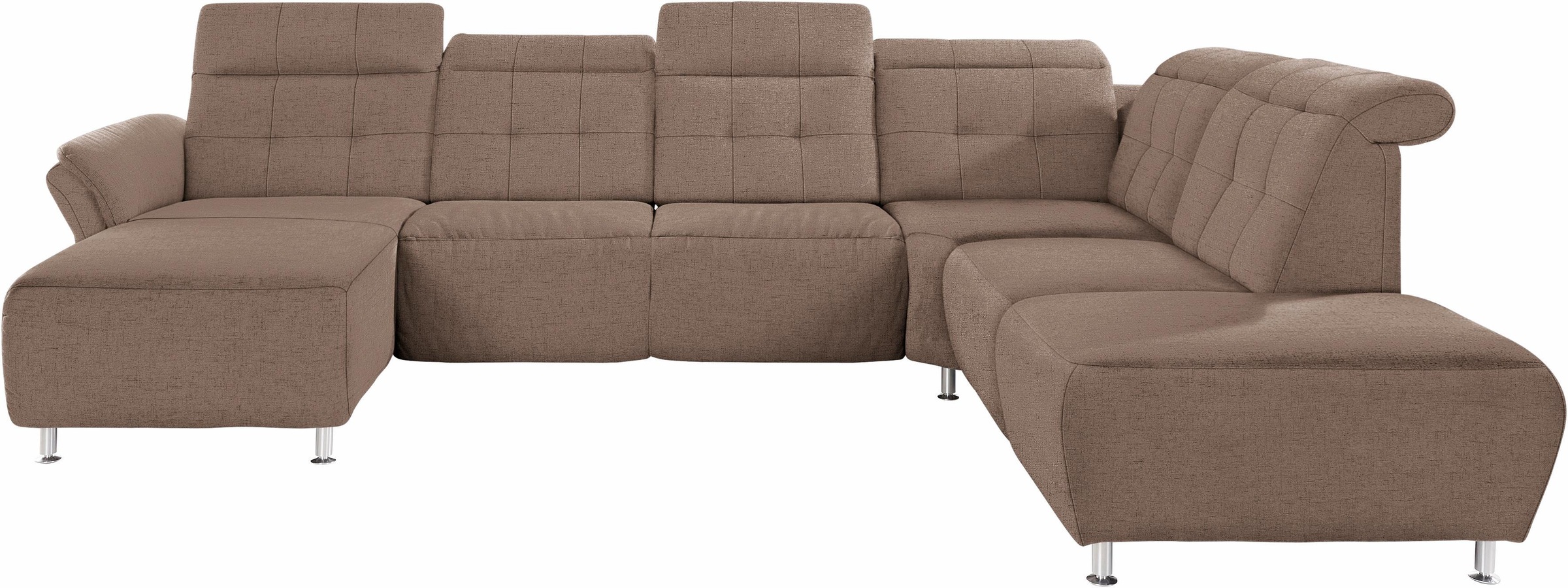 PLACES OF STYLE Wohnlandschaft »Manhattan U-Form« 2 Sitze mit elektrischer günstig online kaufen