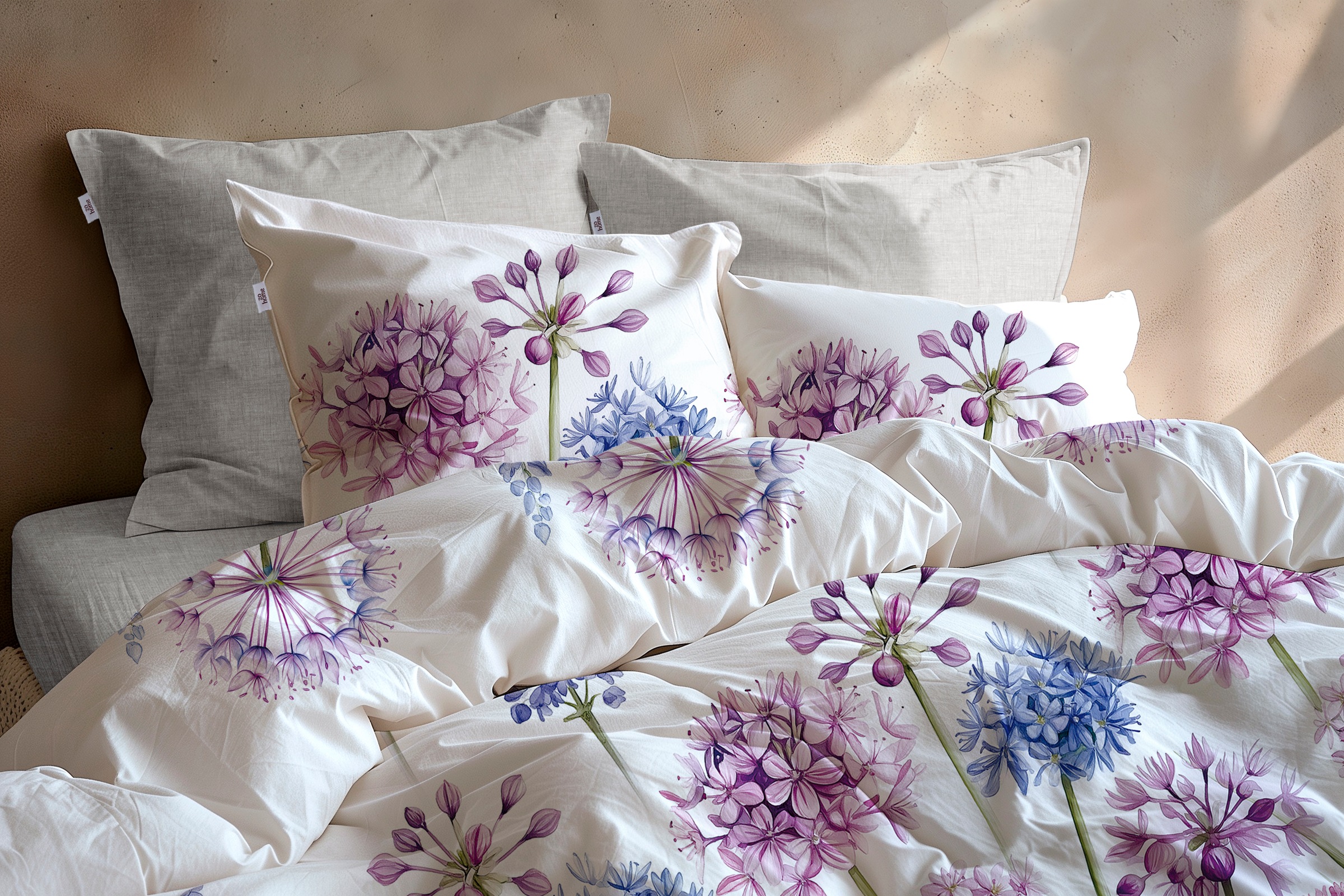 ZO HOME Bettwäsche »Zohome Bettwäsche Baumwolle Noemi« 2 Bettwäsche aus 100% Baumwolle, hochwertige Renforcé, ab 135x200 cm.