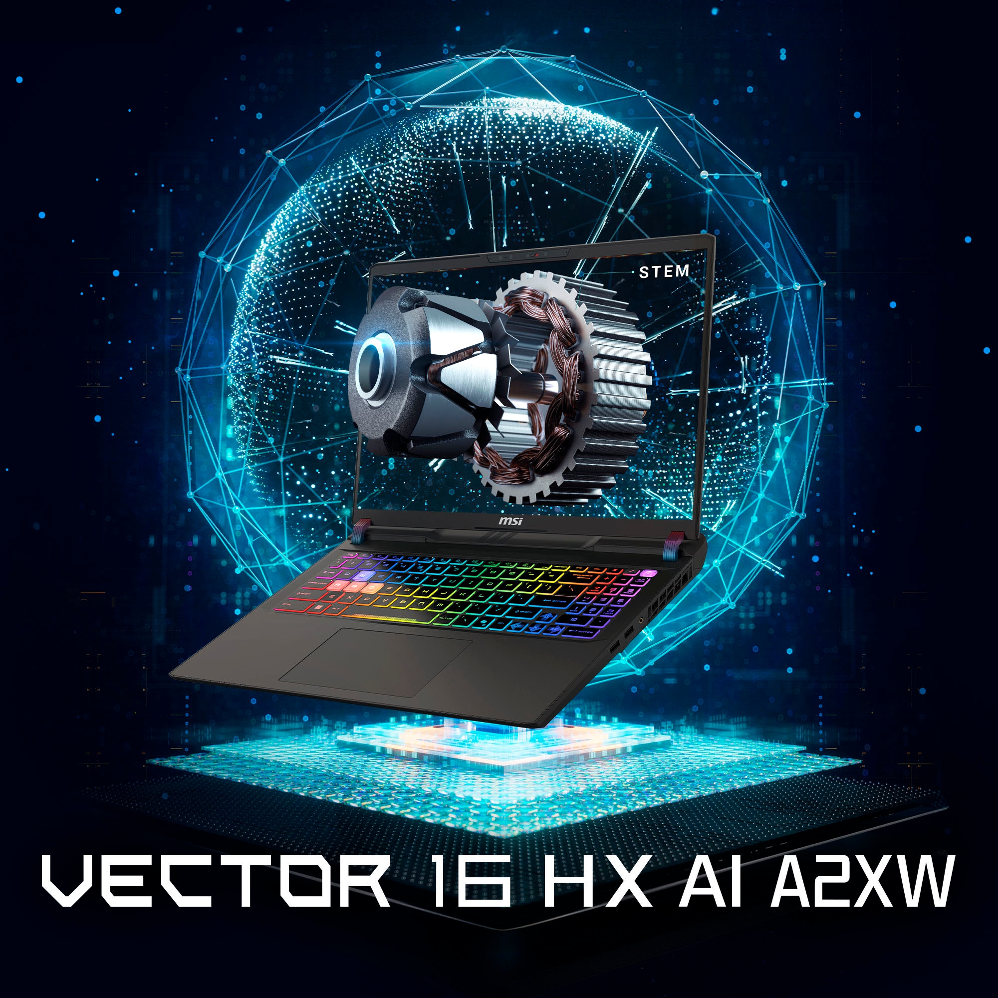 MSI Gaming-Notebook »Vector 16 HX AI A2XWHG-074«, 40,6 cm, / 16 Zoll, Intel, Core Ultra 7, GeForce® RTX 5070 Ti, 512 GB SSD