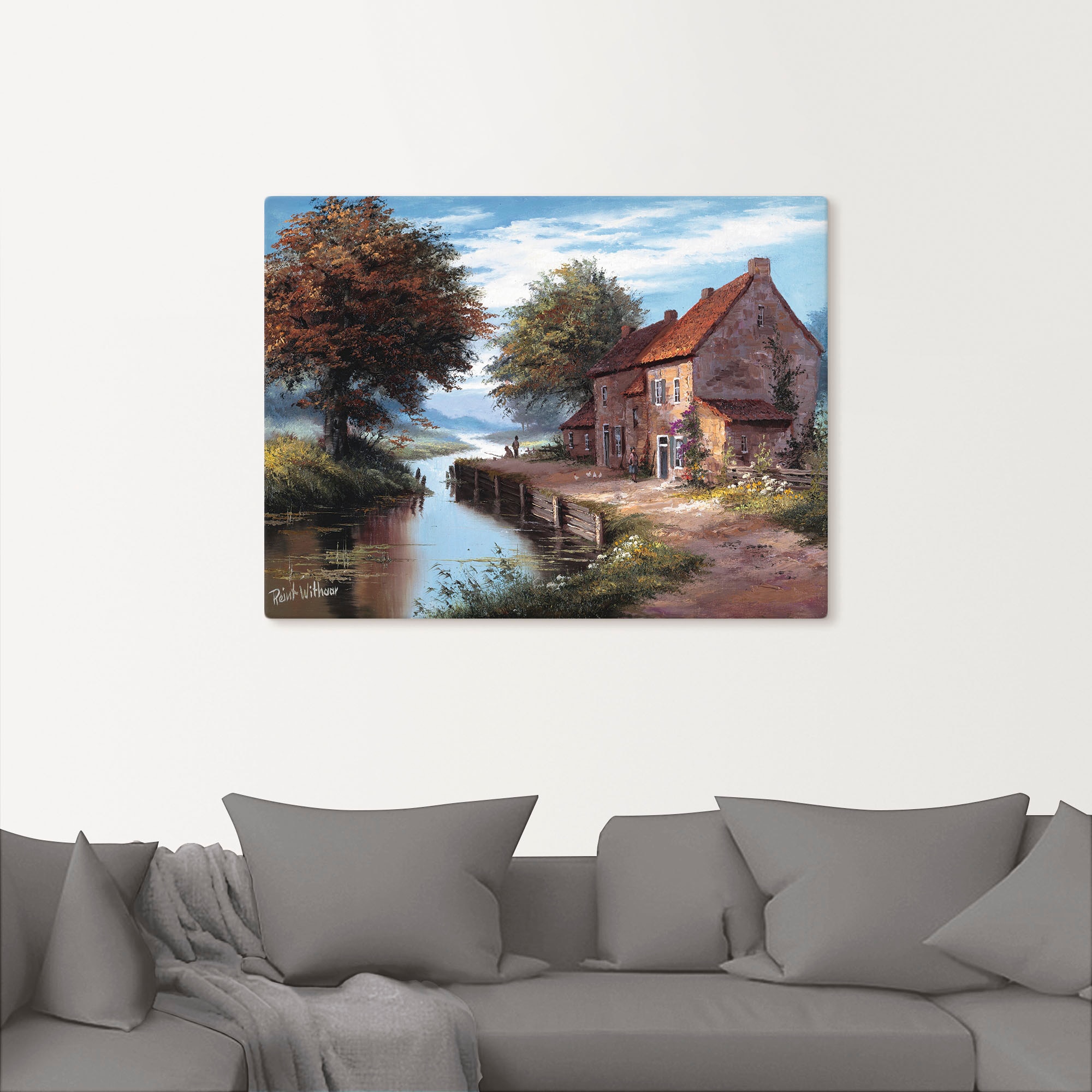 Artland Wandbild »Früher Morgen«, Gewässer, (1 St.), als Leinwandbild, Poster in verschied. Größen