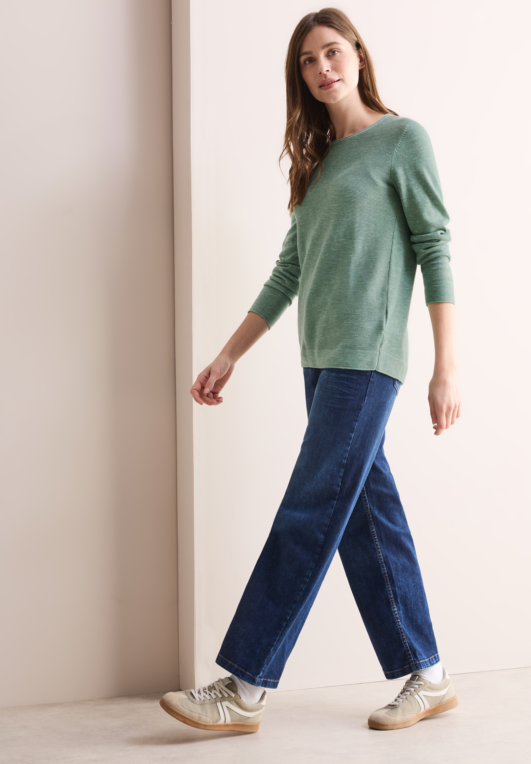 Cecil Strickpullover, mit Struktur