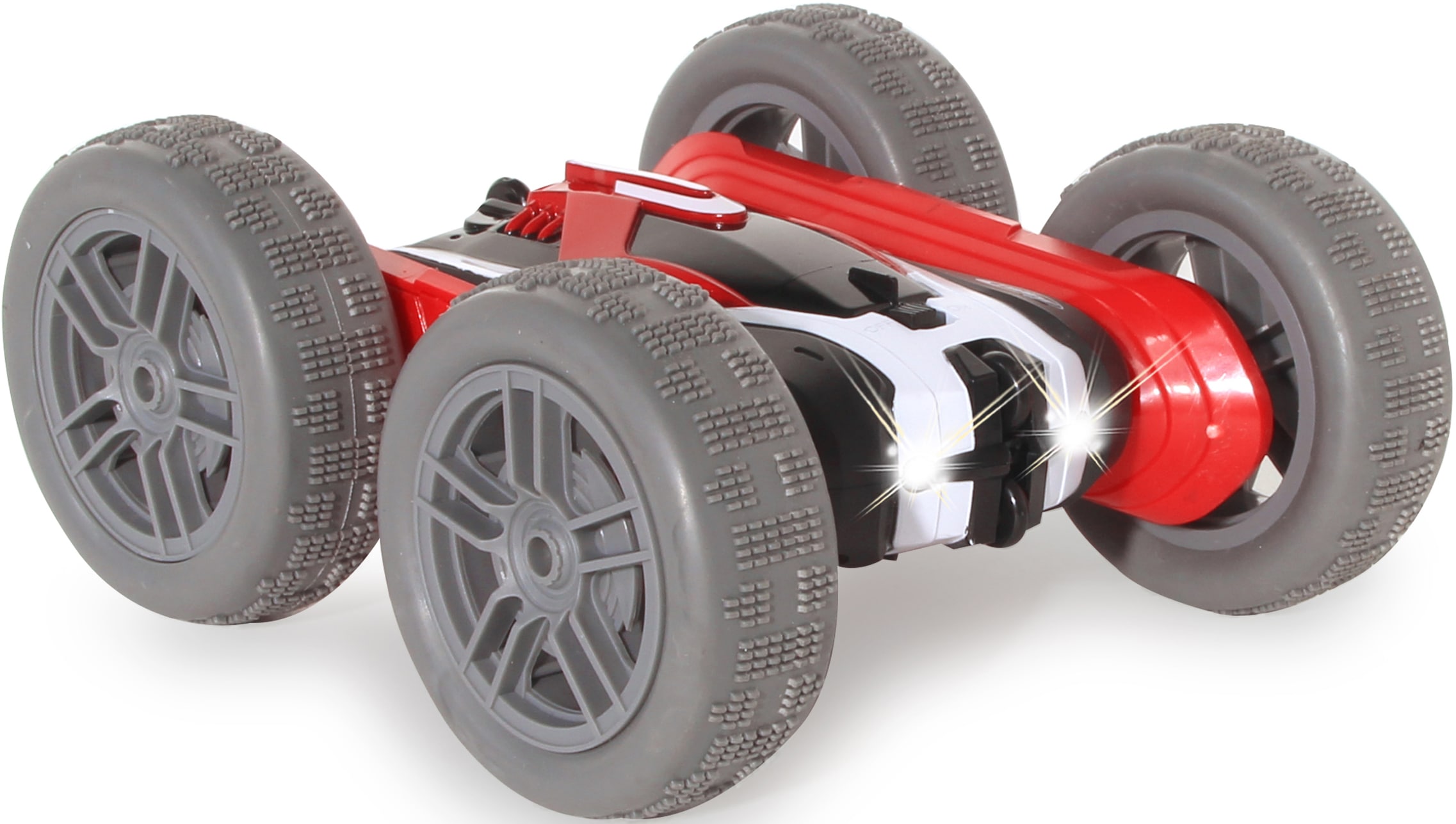 Jamara RC-Auto »SpinX Stuntcar 2,4GHz, rot-schwarz«, mit zuschaltbarem LED-Licht