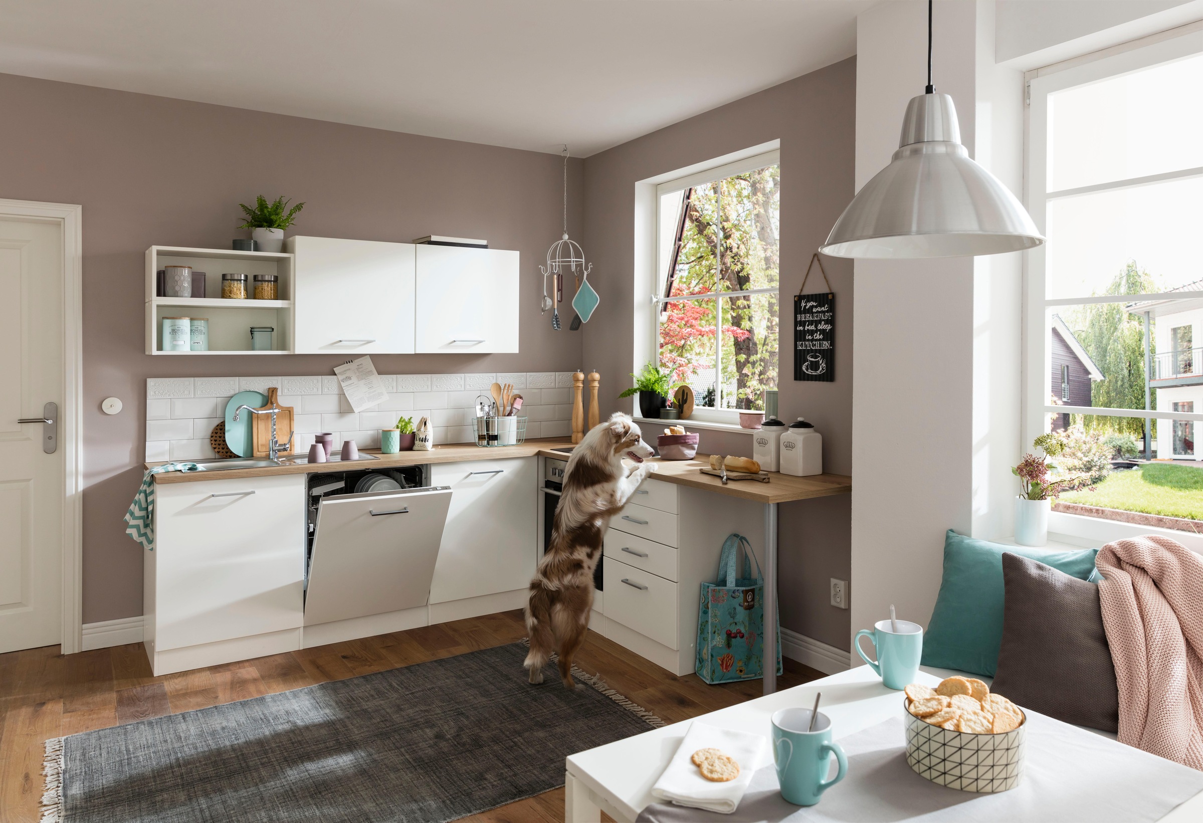 KOCHSTATION "KS-Visby" Breite 60 cm, inkl. Tür/Sockel für Geschirrspüler günstig online kaufen