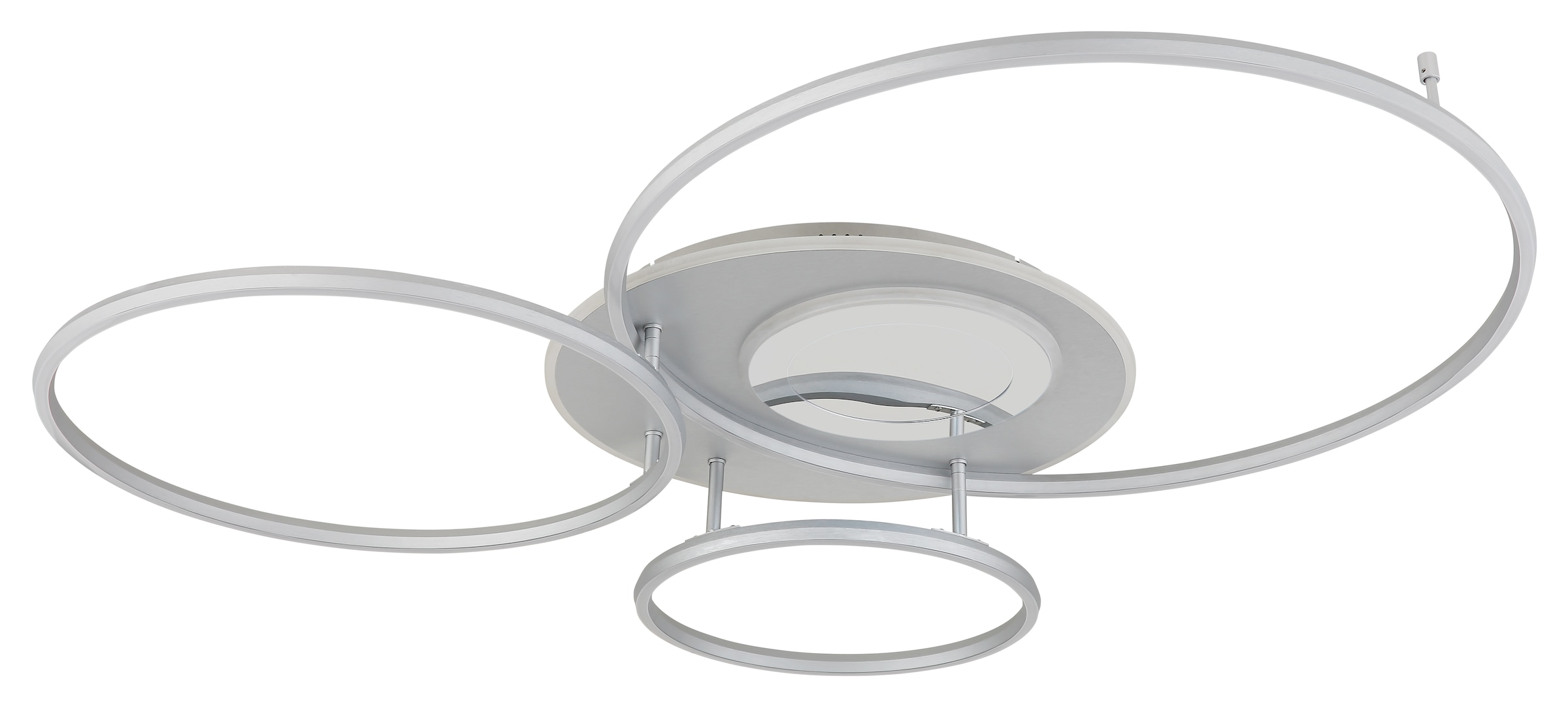 GLOBO LIGHTING Deckenleuchte »JOHNSON« LED-Modul 1 Stk. Smarte LED-Deckenleuchte, dimmbar, Fernbedienung, flexibel