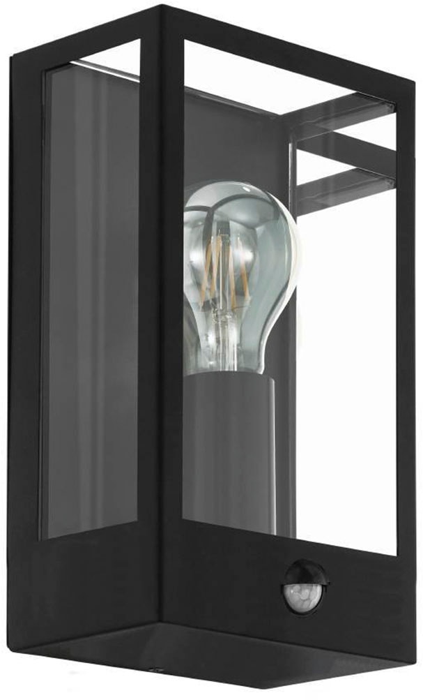 EGLO Wandleuchte »ALAMONTE« E27 1 Stk. Außenleuchte, Bewegungsmelder, Dämmerungssensor, Wandlampe, E27, IP44
