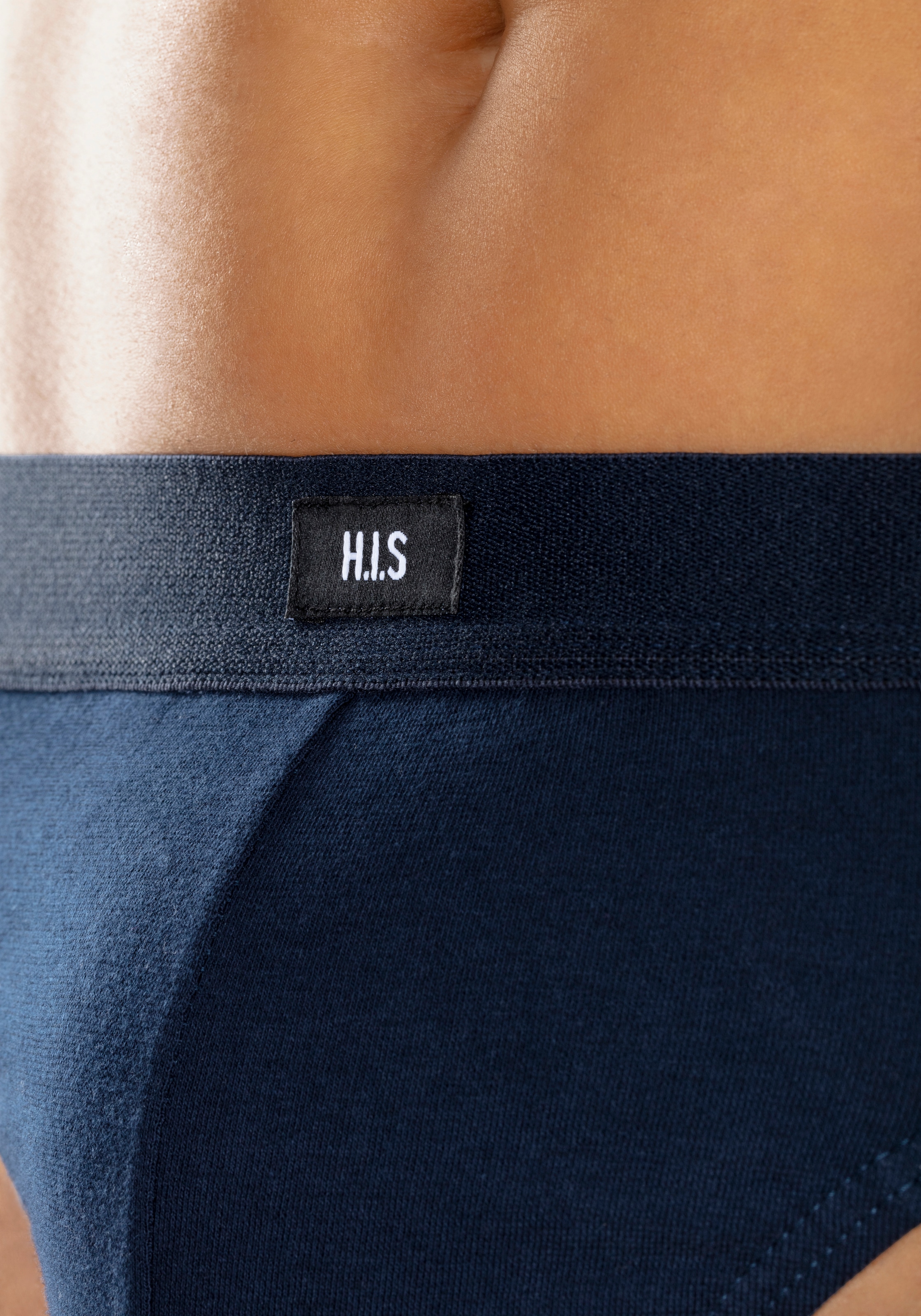 H.I.S Slip, (Packung, 3 St.), mit H.I.S Logo vorn