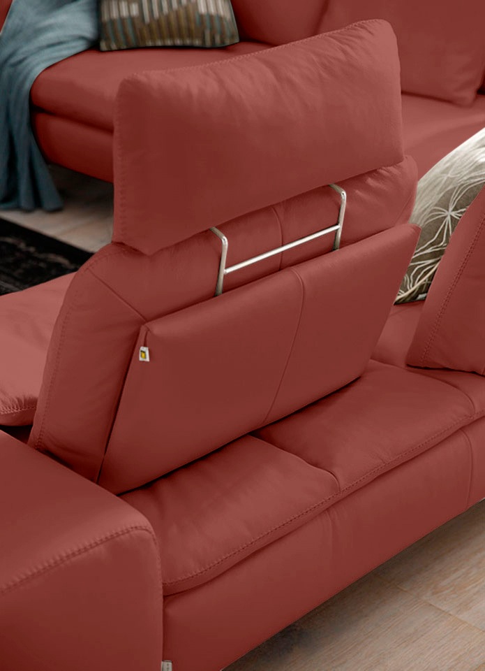 W.SCHILLIG Ecksofa »valentinoo, Designsofa, elegant und bequem, L-Form«, (Set), mit Sitztiefenverstellung, Breite 318 cm