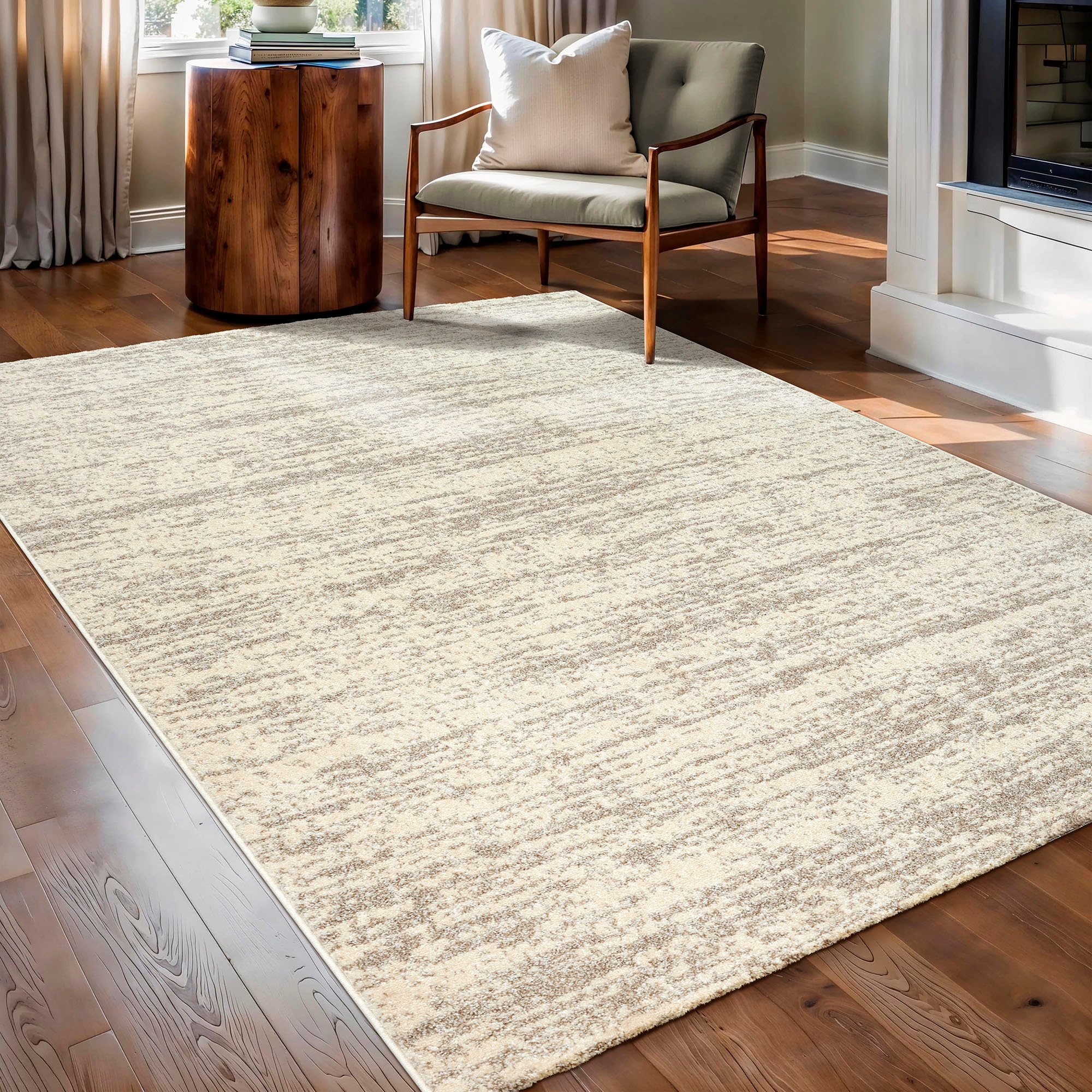 Sanat Teppich »Oslo«, rechteckig, 10 mm Höhe, meliert Kurzflor, Wohnzimmer, günstig online kaufen