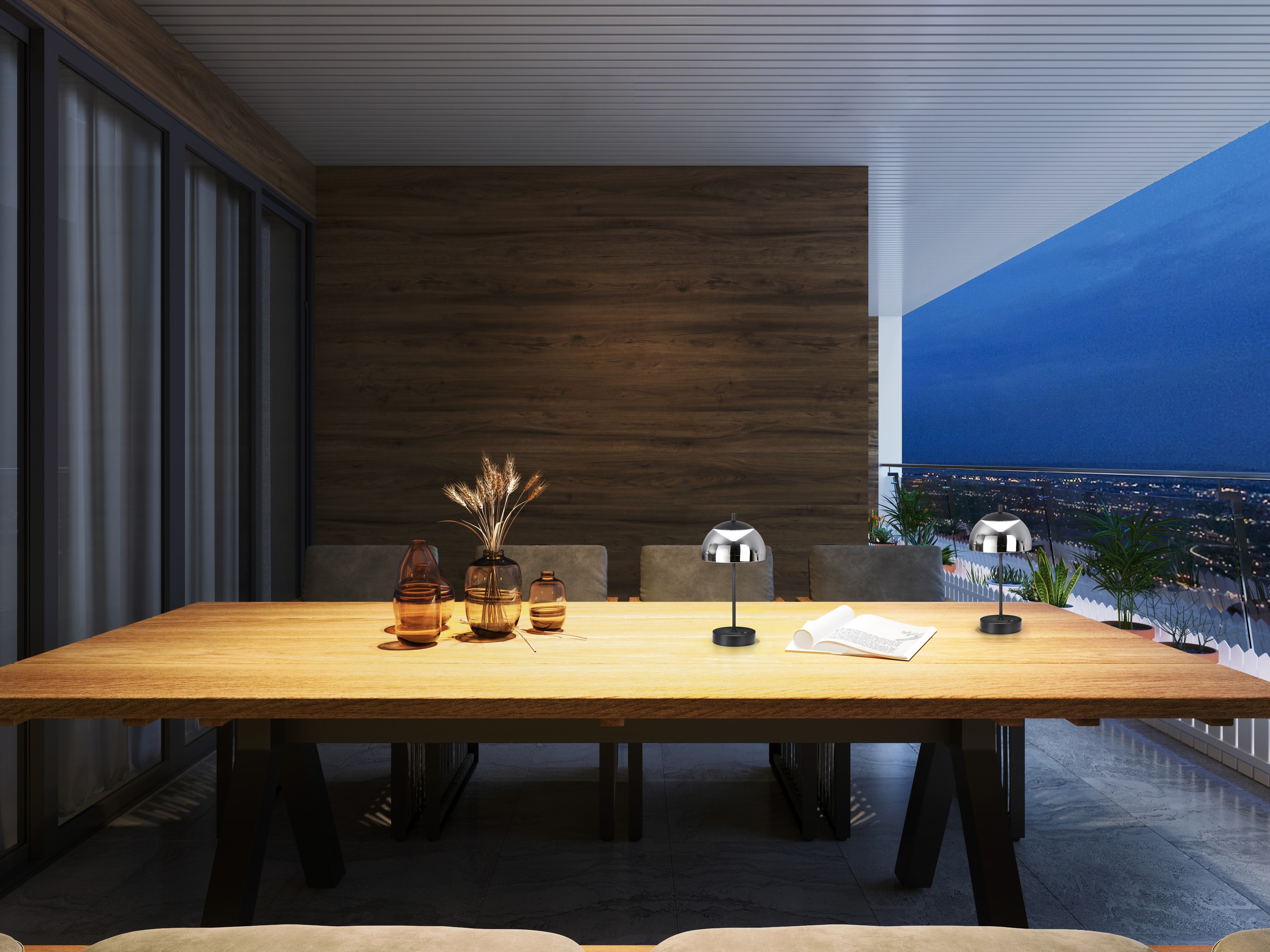 easy! BY FHL LED Tischleuchte »Riva«, 1 flammig, Leuchtmittel LED-Modul   L günstig online kaufen