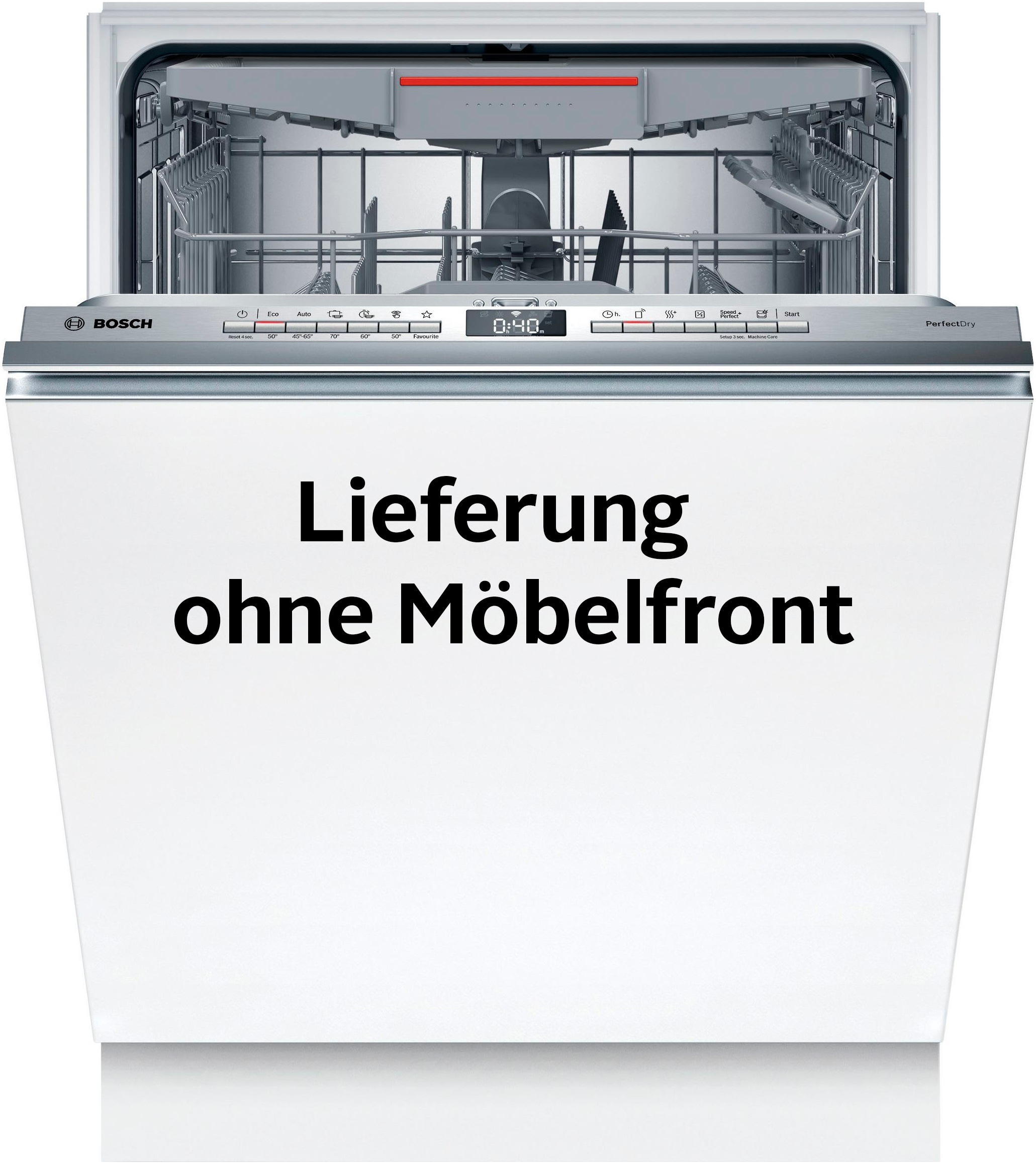 BOSCH vollintegrierbarer Geschirrspüler Serie 6 »SBV6YCX02E« 14 Maßgedecke weiß Silence Plus: der außergewöhnlich leise Geschirrspüler (44 Dezibel).