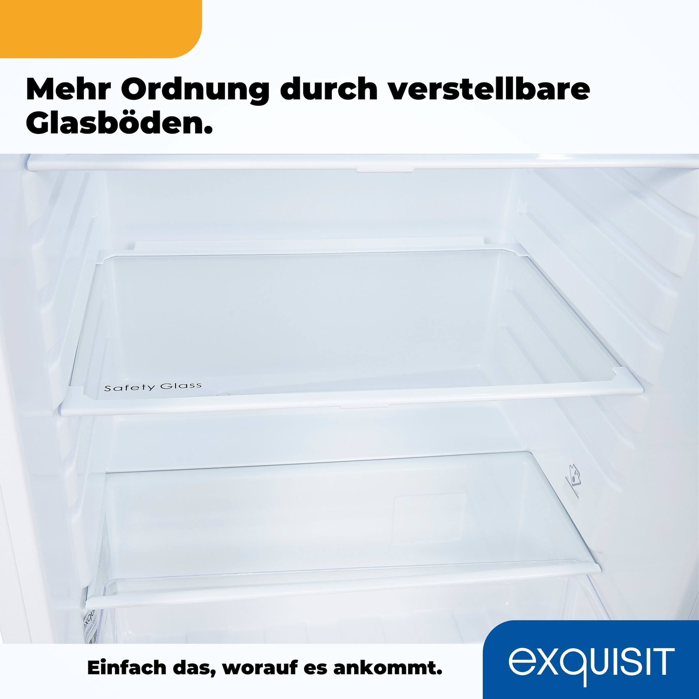exquisit Kühlschrank »KS16-V-040E weiss«, 127 L Volumen