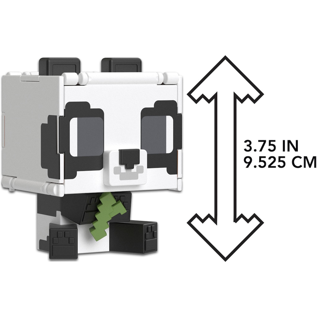 Mattel® Actionfigur »Minecraft Flippin’ Figs 2in1 - Panda + Cake«