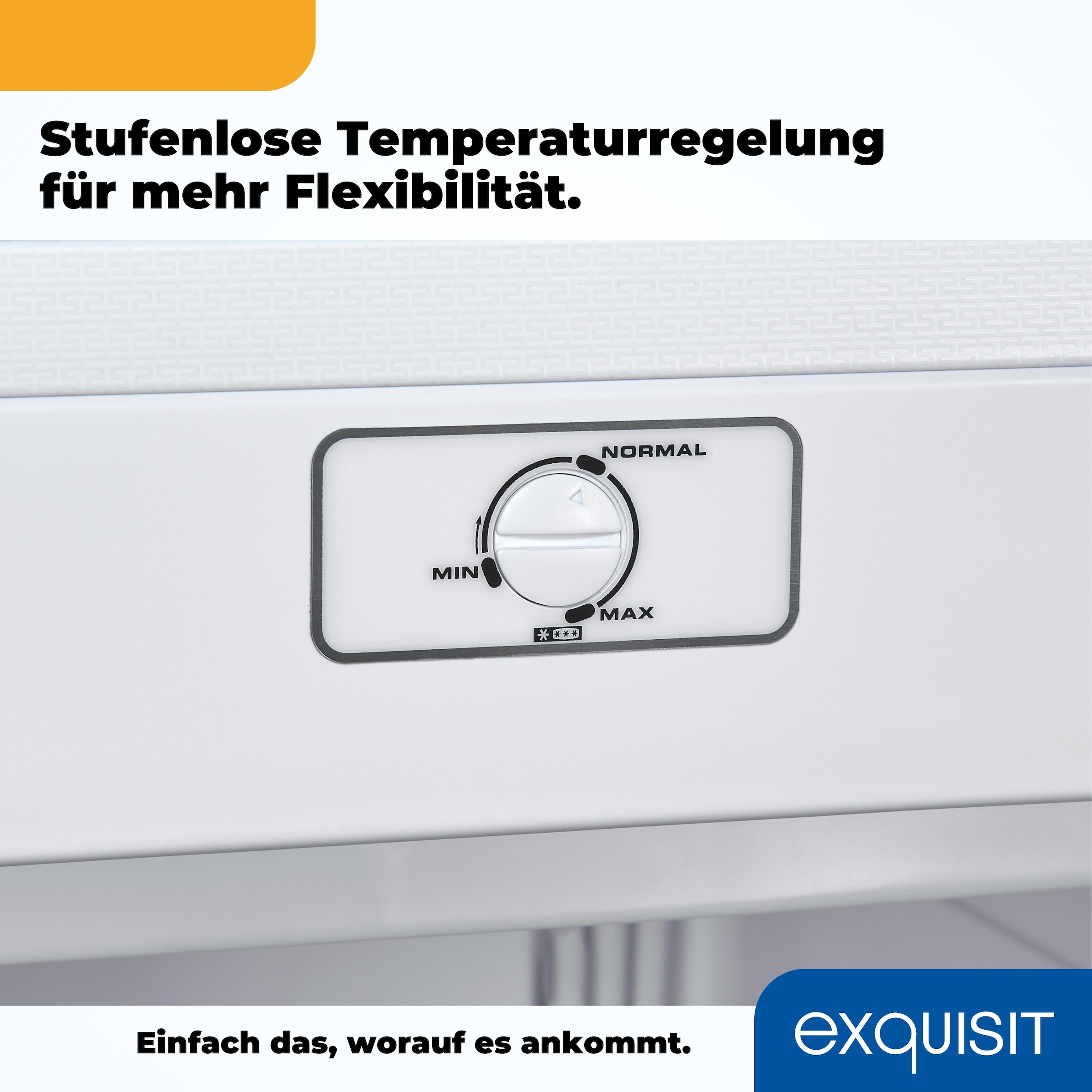 exquisit Gefrierschrank »GS230-H-040D«, 142,6 cm hoch, 54,4 cm breit, 168 Liter Nutzinhalt