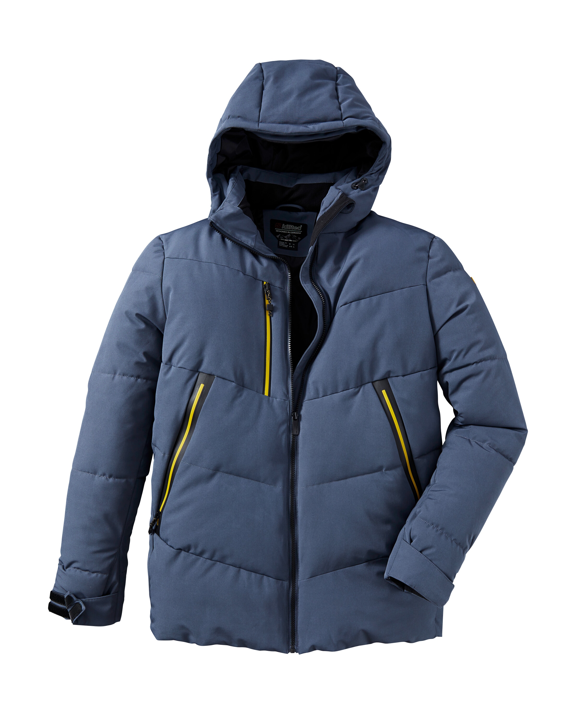 Killtec Steppjacke »KOW 1 MN QLTD JCKT«, Wasser- und windabweisende Funktionsjacke, Kapuze, recyceltes Material