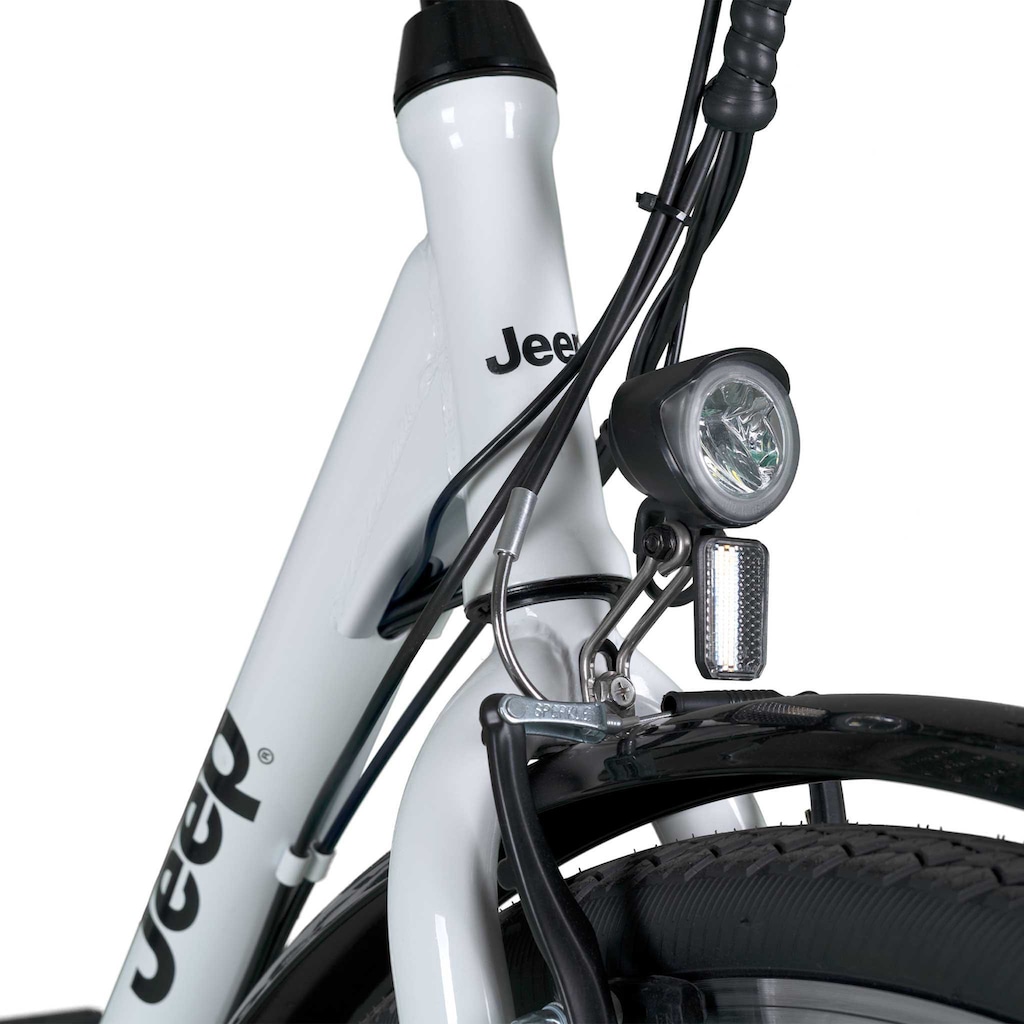 Jeep E-Bikes E-Bike »ECR 3001«, 6 Gang, Heckmotor 250 W, (mit Akku-Ladegerät)
