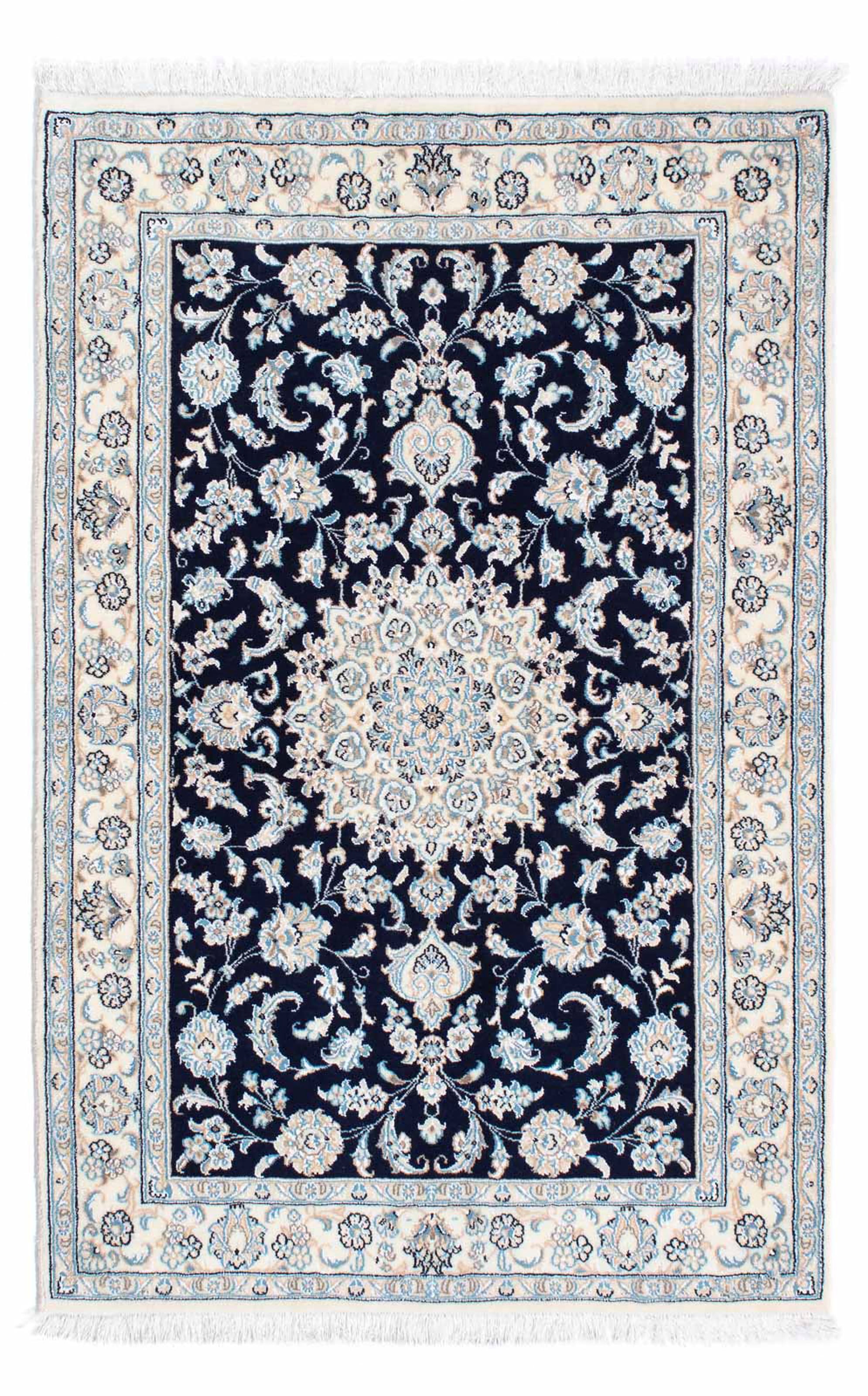 morgenland Orientteppich »Perser - Nain - Royal - 150 x 98 cm - dunkelblau« günstig online kaufen