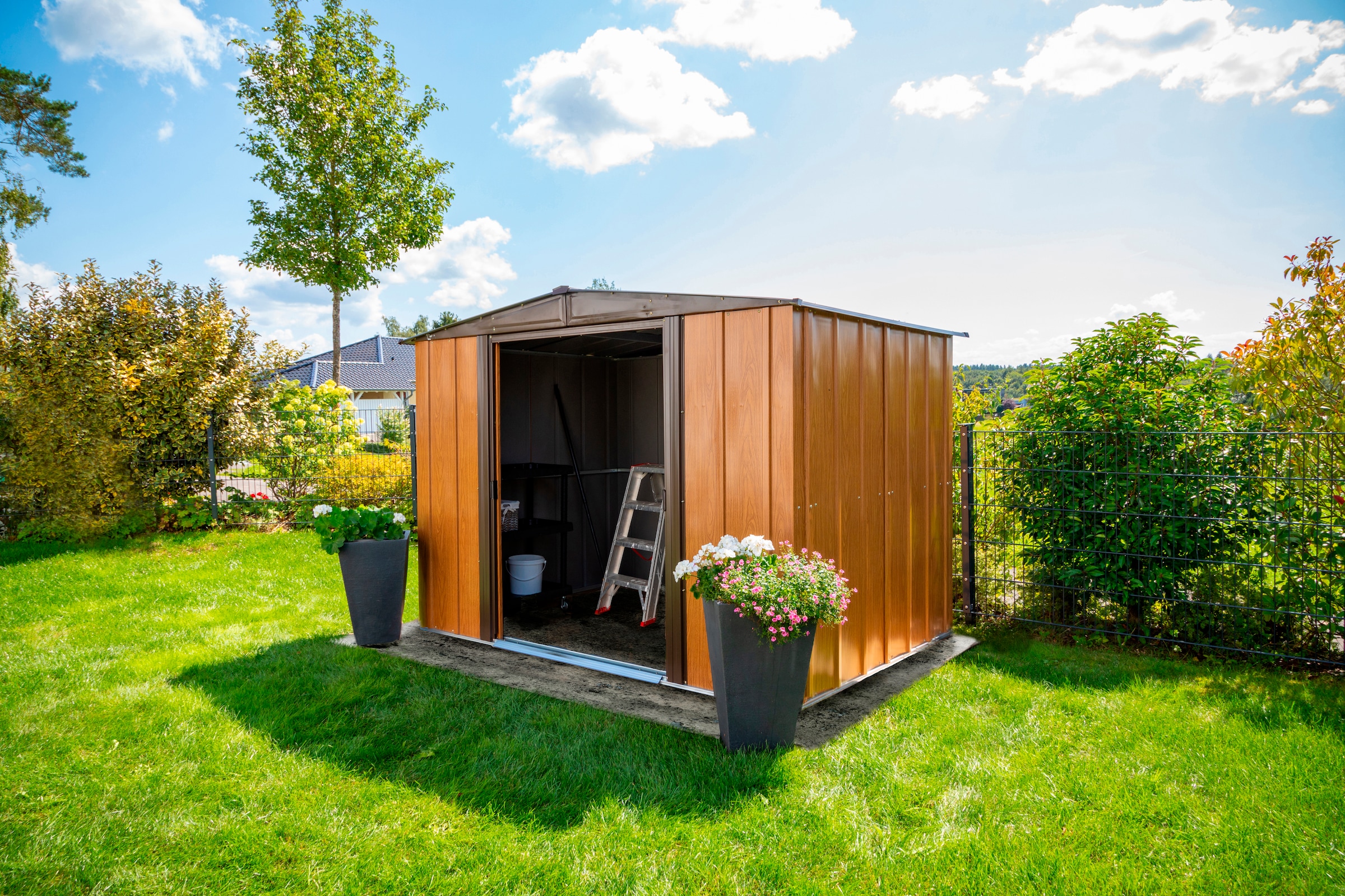15. Bild von SPACEMAKER Gerätehaus »Woodlake«, Metall