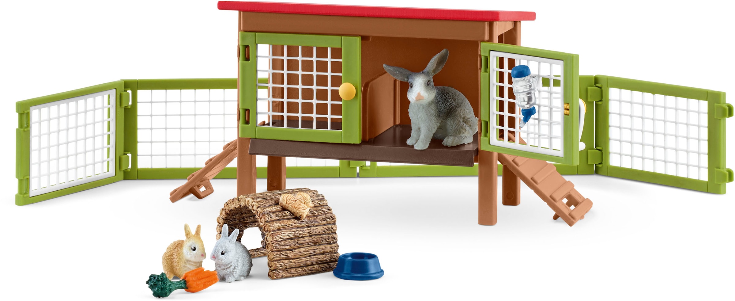 Schleich® Spielwelt »FARM WORLD, Kaninchenstall (42420)«