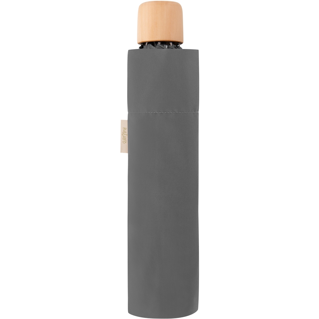 doppler® Taschenregenschirm »nature Mini, slate grey«