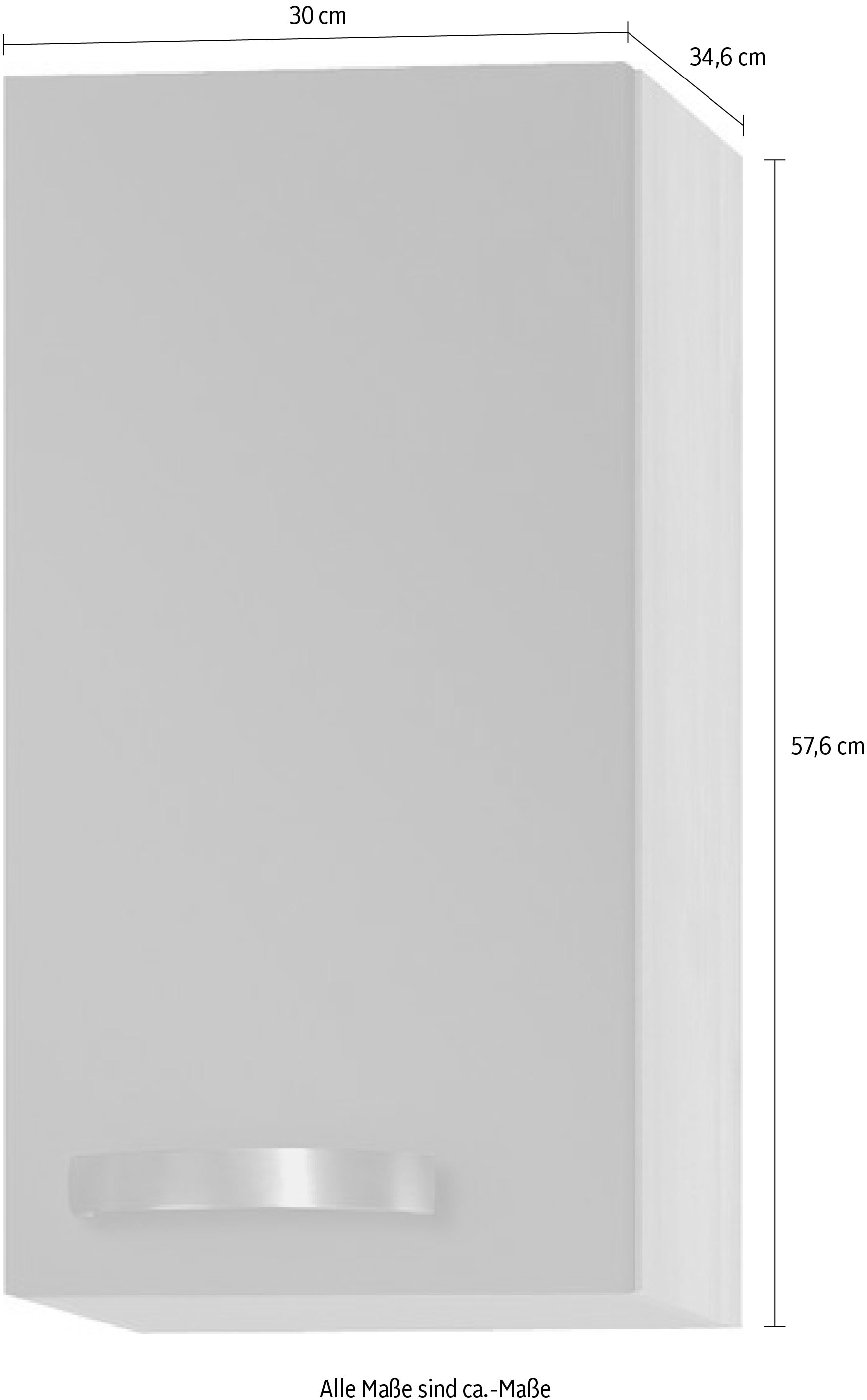 OPTIFIT Hängeschrank »Faro«, mit Metallgriff, Breite 30 cm