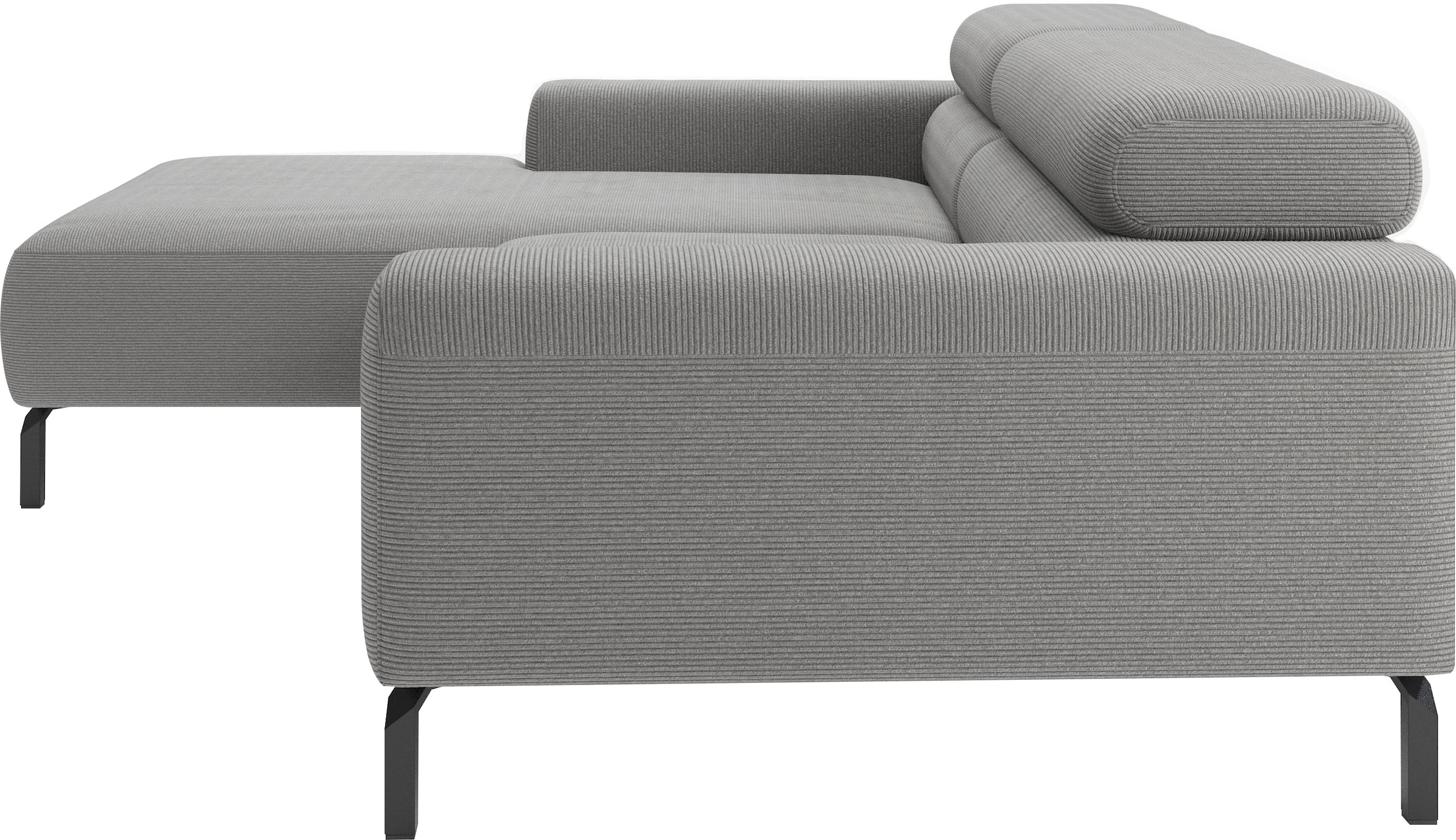Home affaire Ecksofa »Ecksofa, L-Form,  incl. Kopfteilverstellung, Breite 223 cm« wahlweise elektrische Sitztiefenverstellung
