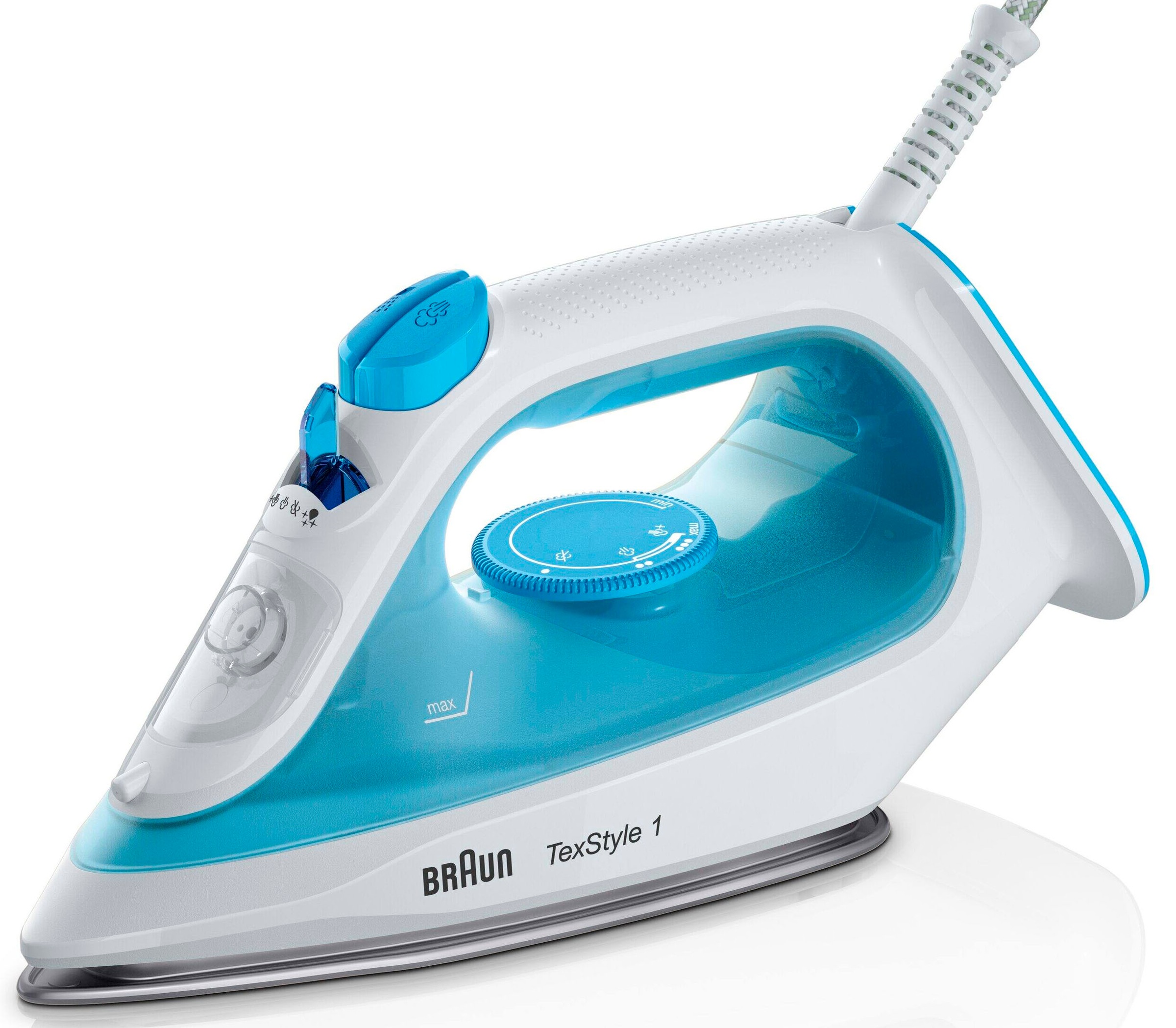 Braun Dampfbügeleisen »TexStyle 1 SI 1050 BL - 2.000 W, 120 g Dampfstoß, 22 günstig online kaufen