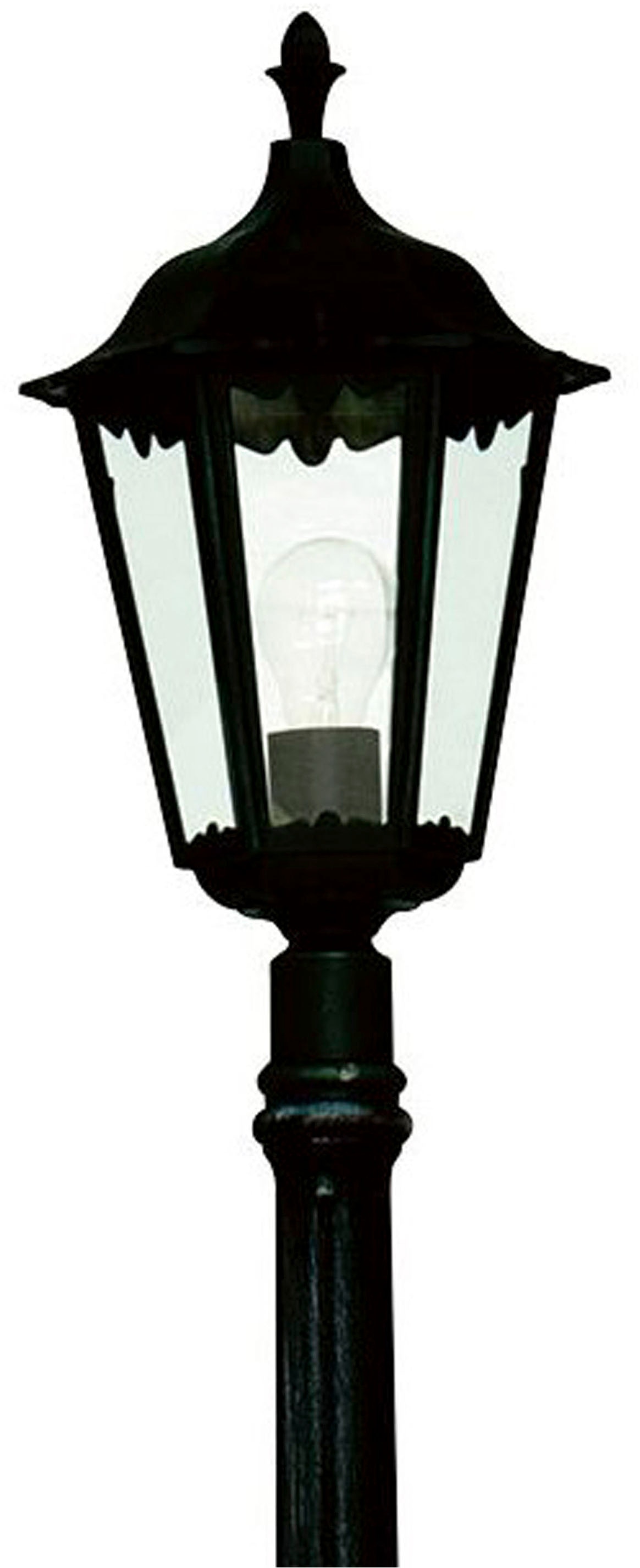 Searchlight Außen-Stehlampe »Alex- Außenleuchte - Schwarzes Metall & Glas, IP44« E27 1 Stk.