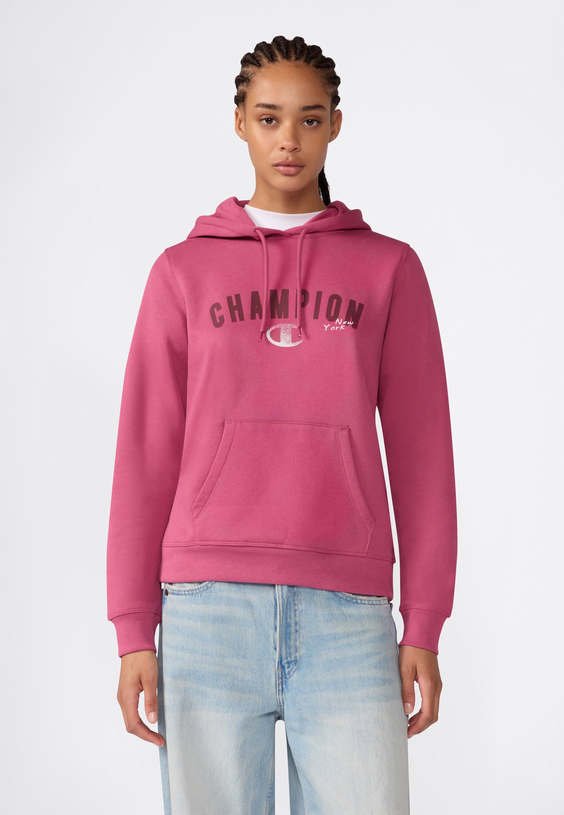 Champion Kapuzensweatshirt »SPORTWEAR HOODIE Slim Fit«, mit sportlicher Optik, körpernahe Slim-Fit-Passform, moderner Schnitt
