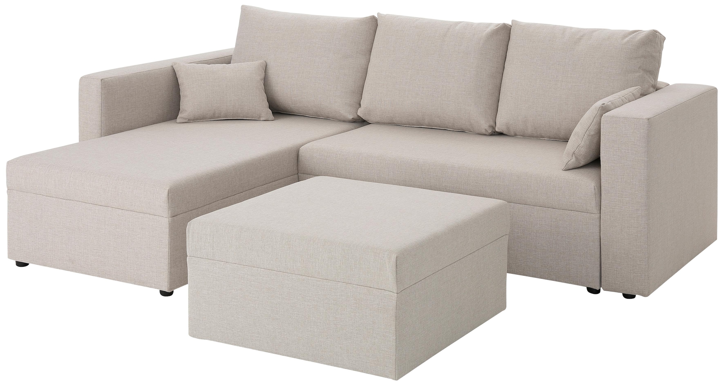 Home affaire Ecksofa »Pur L-Form«, wahlweise mit Bettfunktion