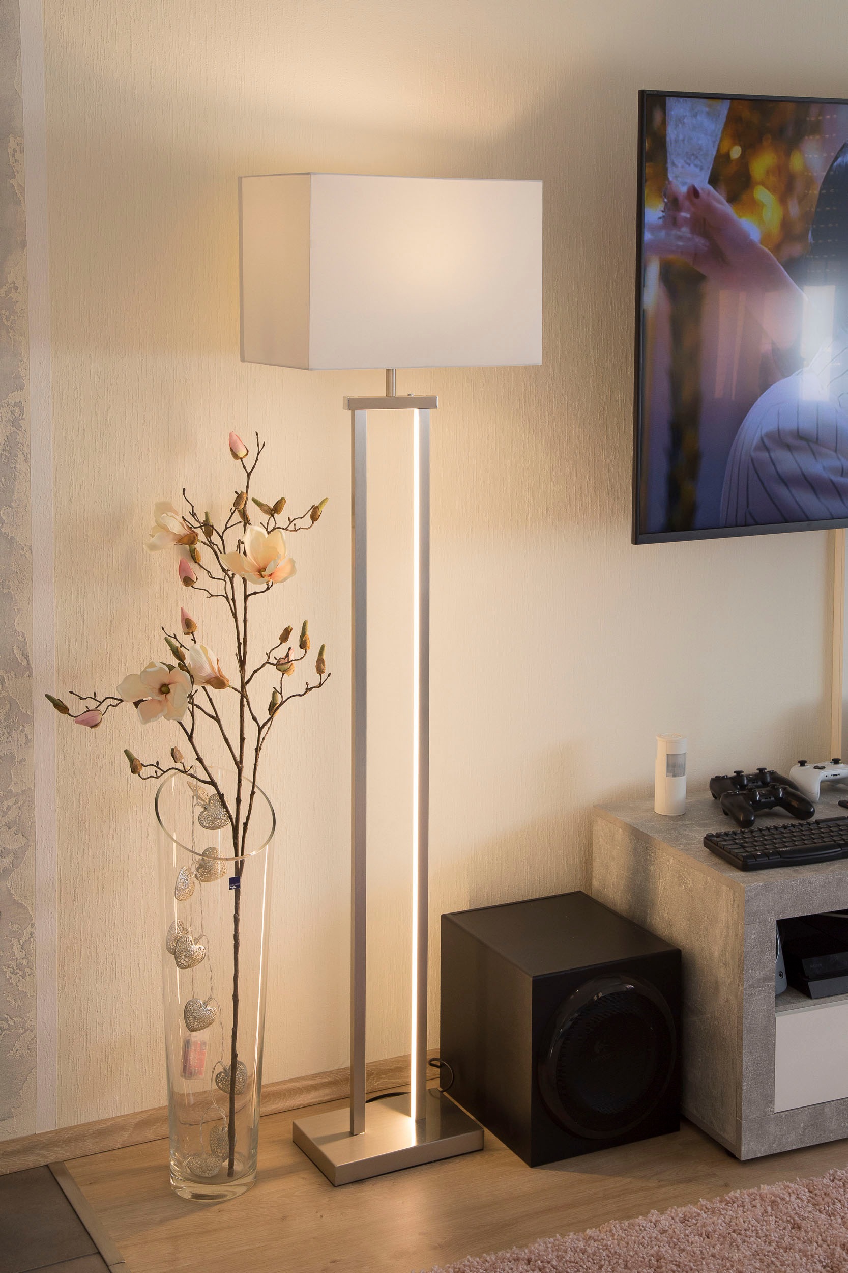 NOWA Stehlampe »SYDNEY«, Leuchtmittel E27   LED wechselbar, 820lm Output günstig online kaufen