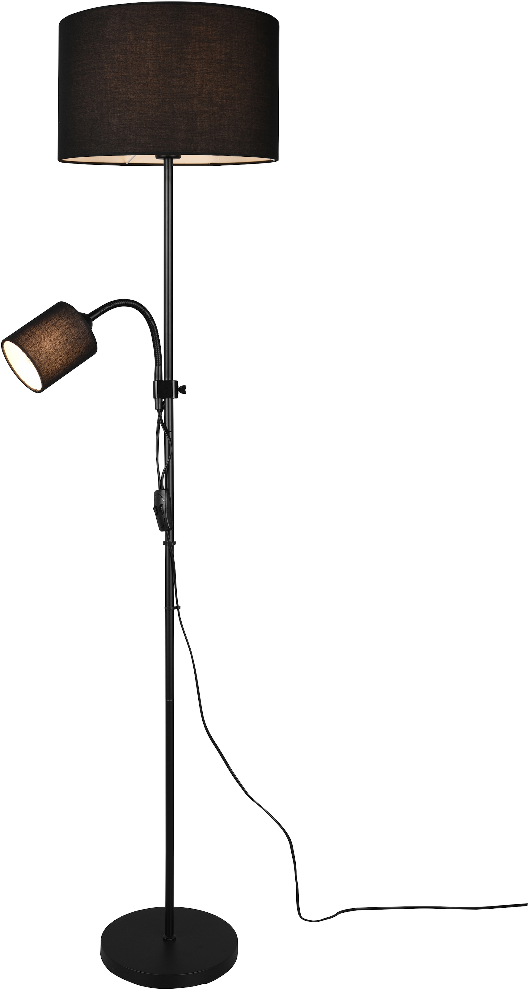 TRIO Leuchten Stehlampe »OWEN«, Getrennt schaltbar, Lesearm flexibel, Höhe  160 cm online bestellen