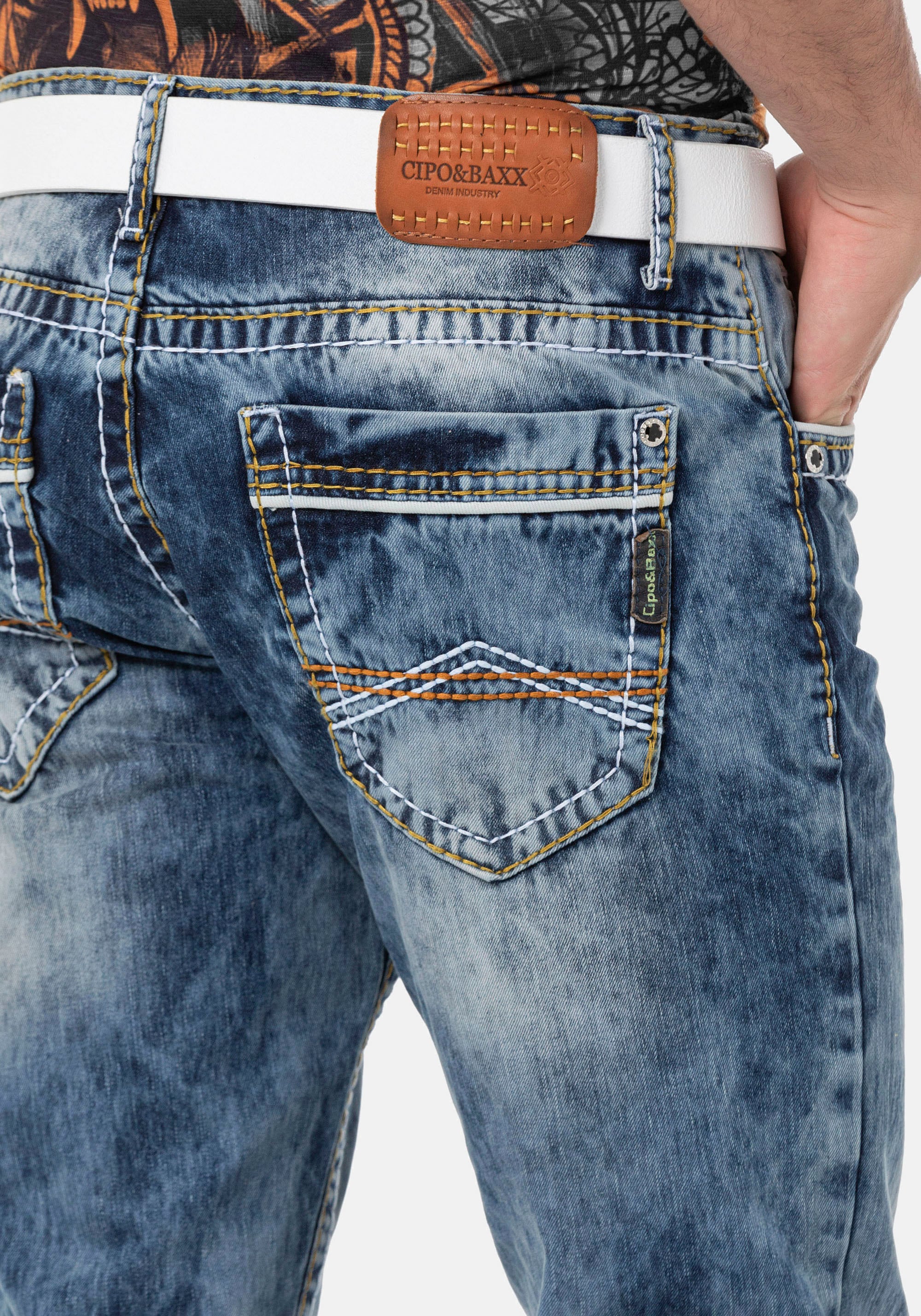 Cipo & Baxx Straight-Jeans