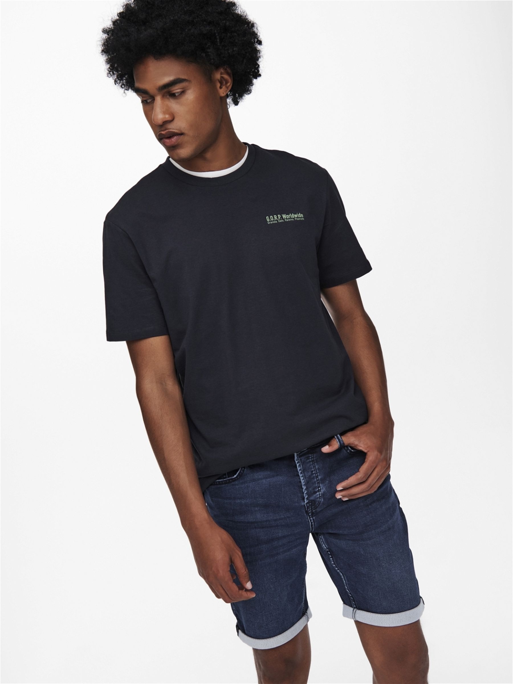 7. Bild von ONLY & SONS Jeansshorts »ONSPLY LIGHT BLUE 5189 SHORTS DNM NOOS«