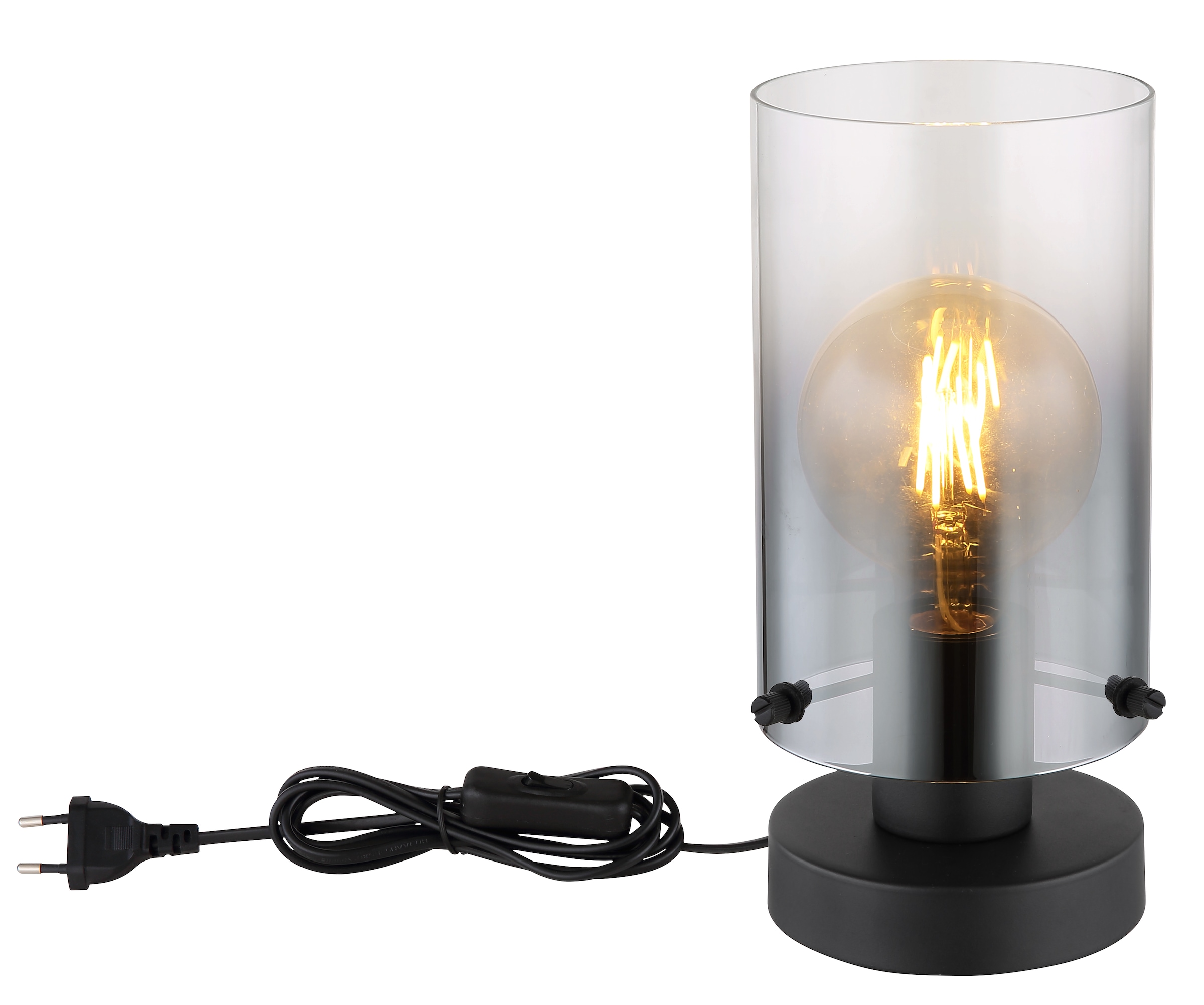 GLOBO LIGHTING Tischleuchte »FLORENTINA« E27 1 Stk. Tischlampe Nachttischlampe Deko-Tischleuchte Schlafzimmer