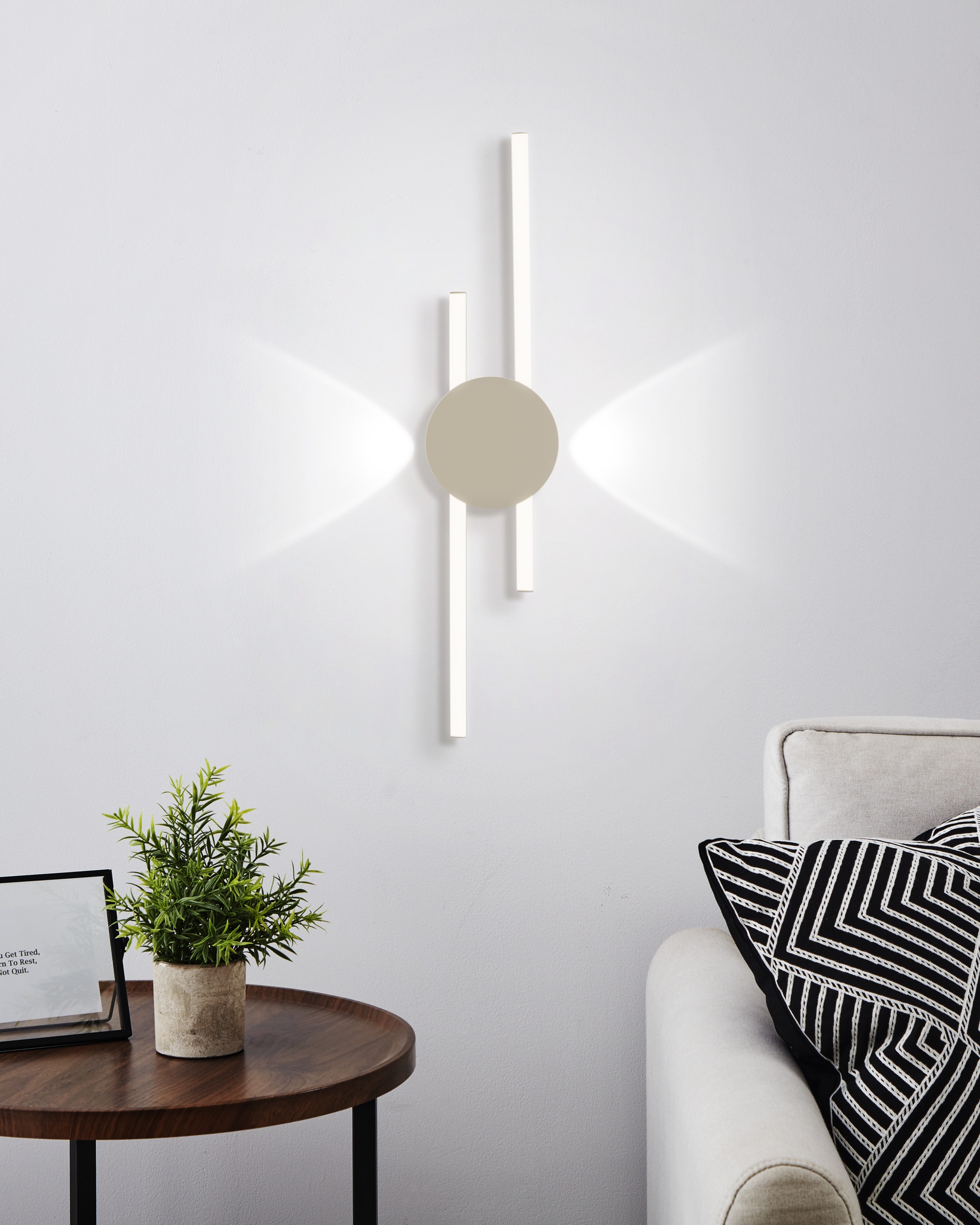 EGLO Deckenleuchte »VENTICELLO Deckenlampe - Alu - LED;LED - 20W;0,91W - IP20« LED-Modul 1 Stk. Warmweiß Wohzimmerlampe, Esszimmerlampe, Flur, Schlafzimmer, L75 x B20 x H5,5cm