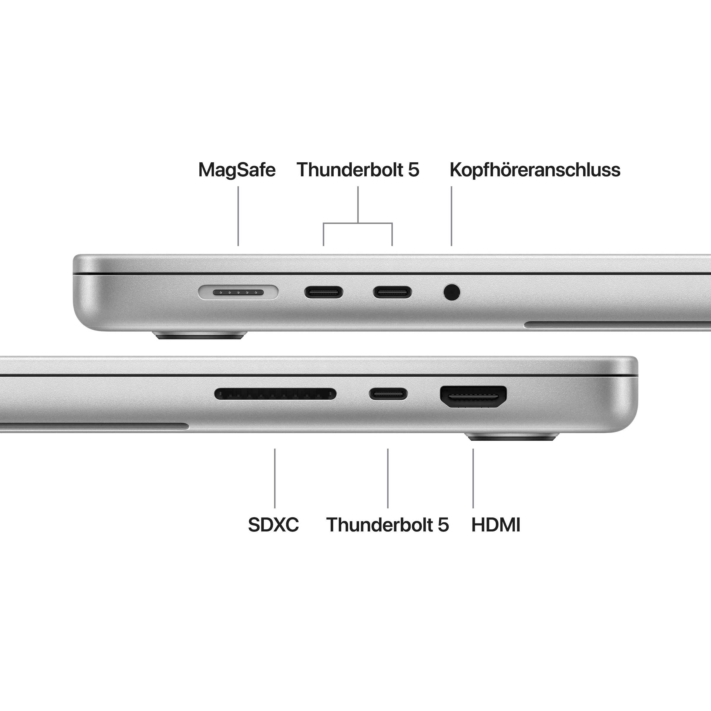Apple Notebook »MacBook Pro CTO 16"« 41,05 cm / 16,2 ″ Apple M5 Pro 20-Core GPU 1.000 GB SSD