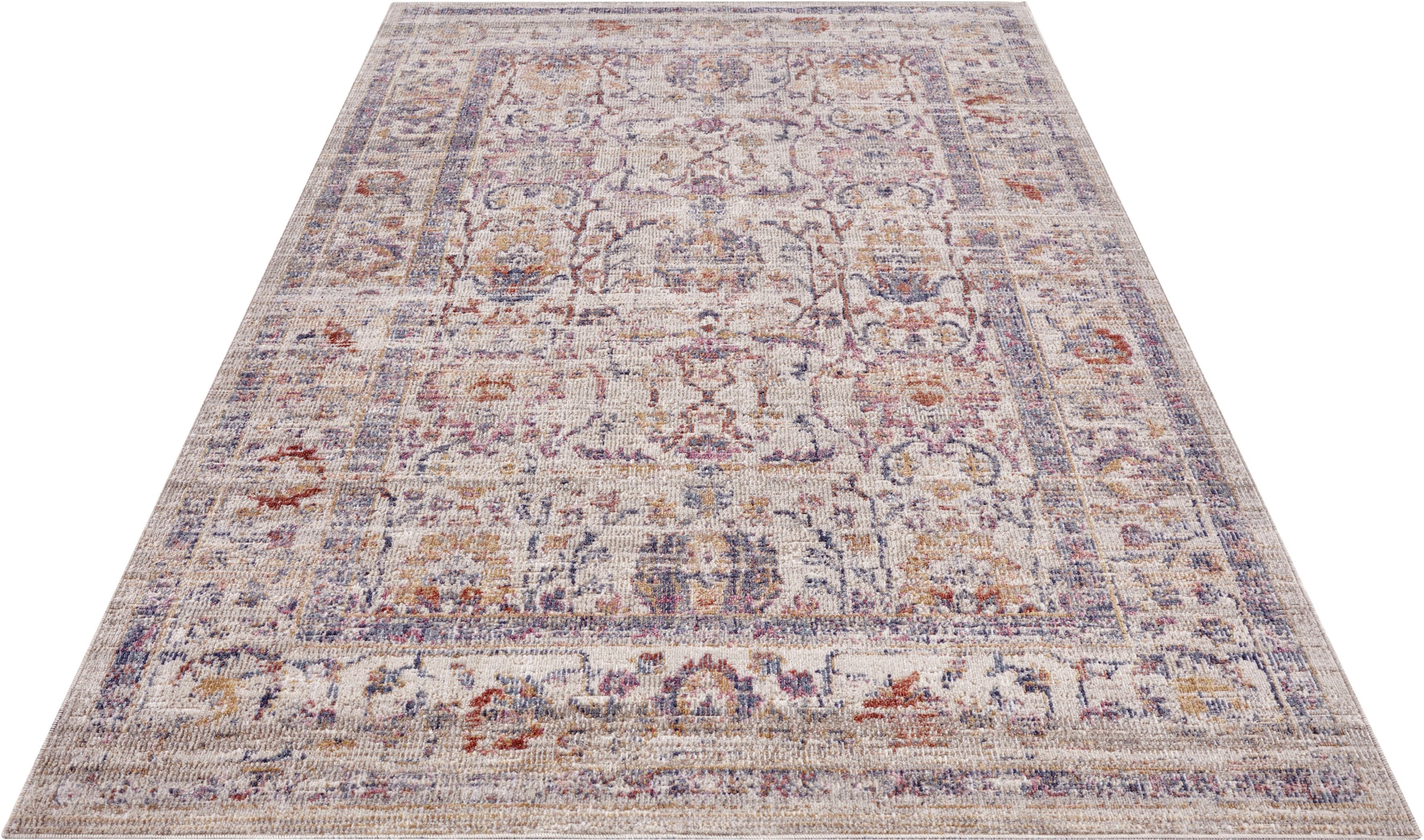 NORTHRUGS Teppich »Luxor«, rechteckig, 3 mm Höhe, In-& Outdoor, Läufer, wetterfest, Balkon, Wohnzimmer, Orient