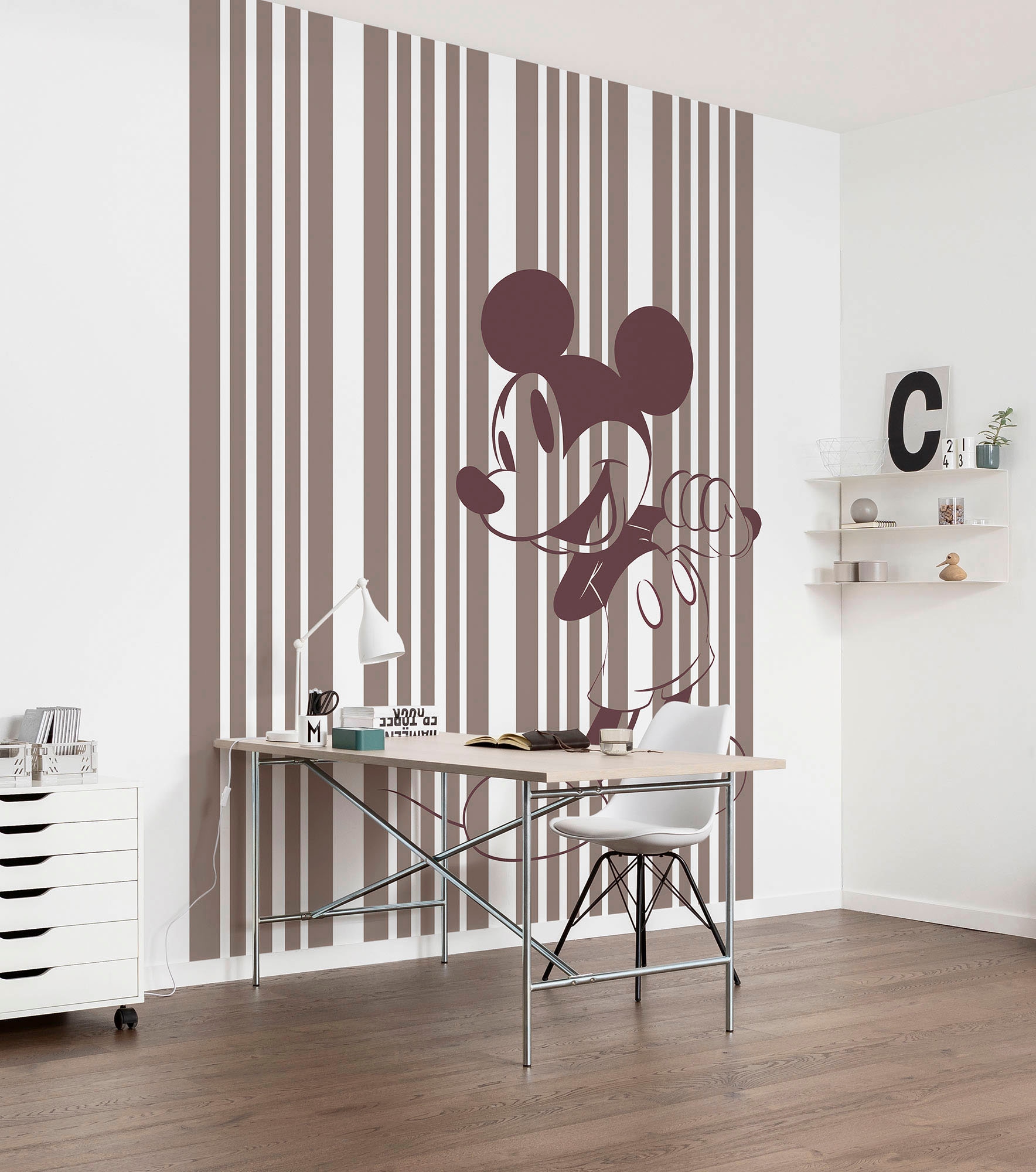 Komar Vliestapete »Mickey Tone-on-Tone«, 200x250 cm (Breite x Höhe) günstig online kaufen