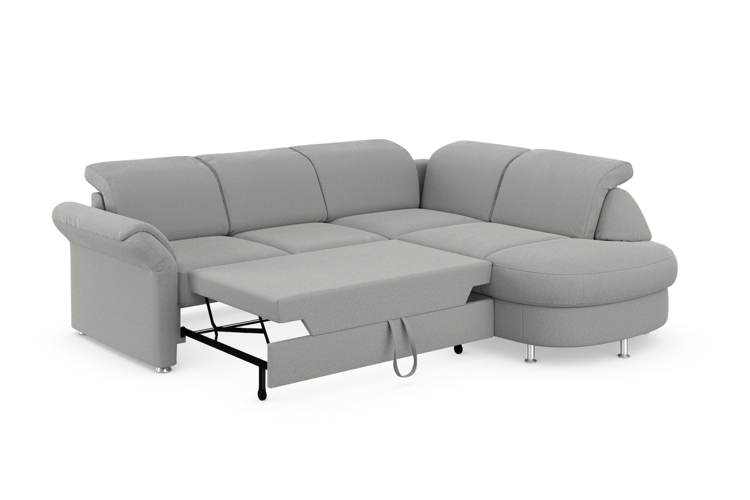 sit&more Ecksofa »Apulia L-Form«, wahlweise Bettfunktion, Bettkasten und Kopf- und Armteilverstellung