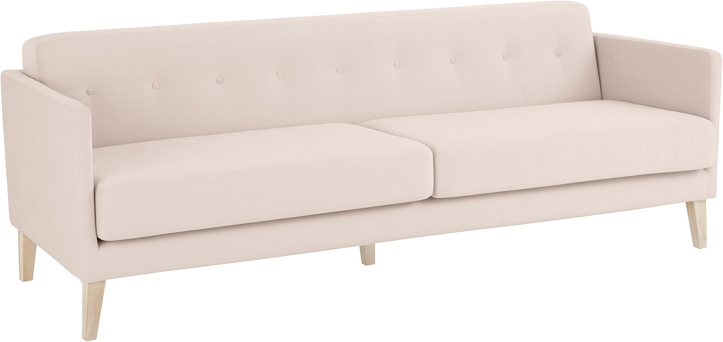 andas 3-Sitzer »Raadal«, in skandinavischem Design, Knopfheftung, Design by Morten Georgsen