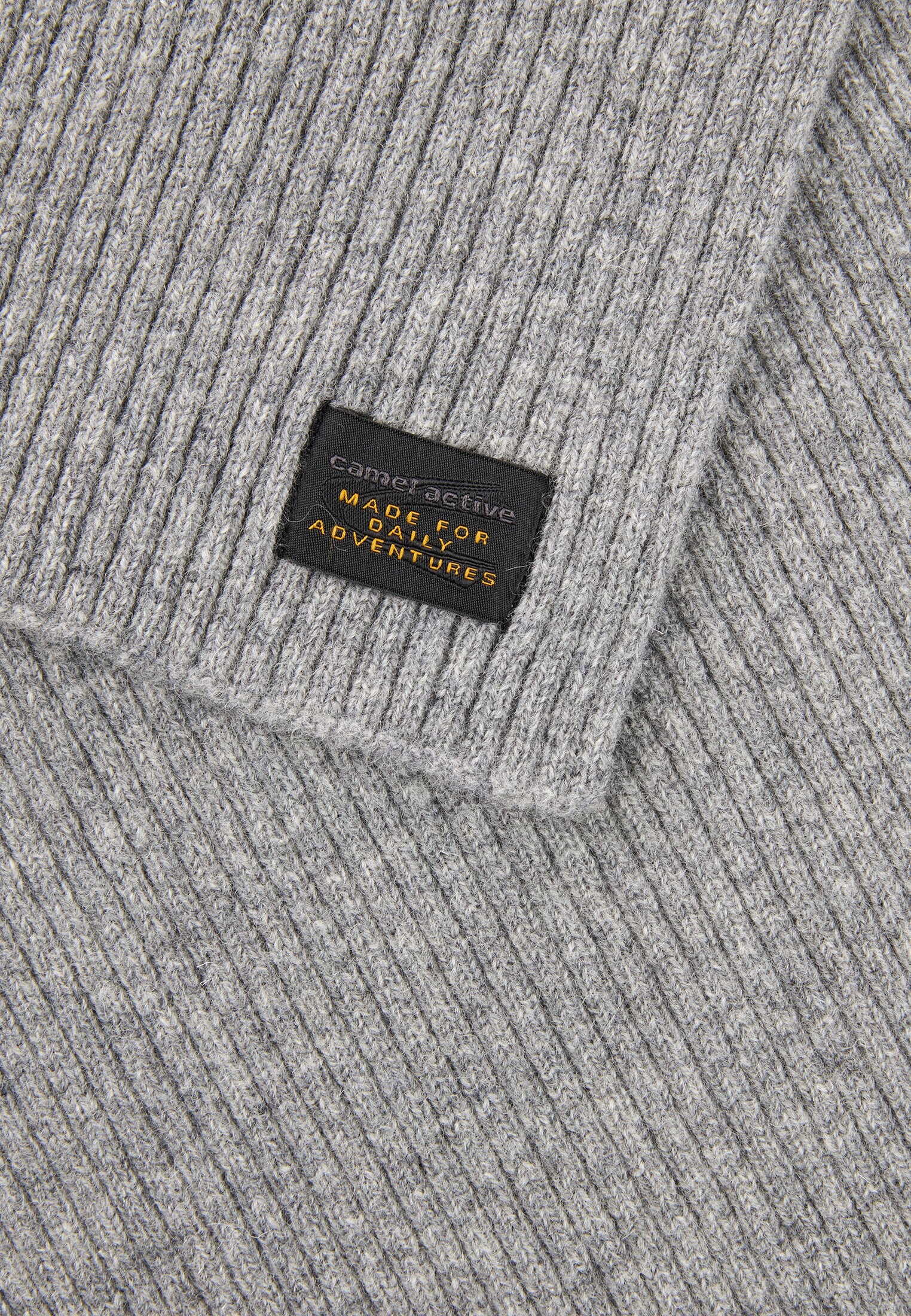 camel active Wollschal in Ripp-Optik