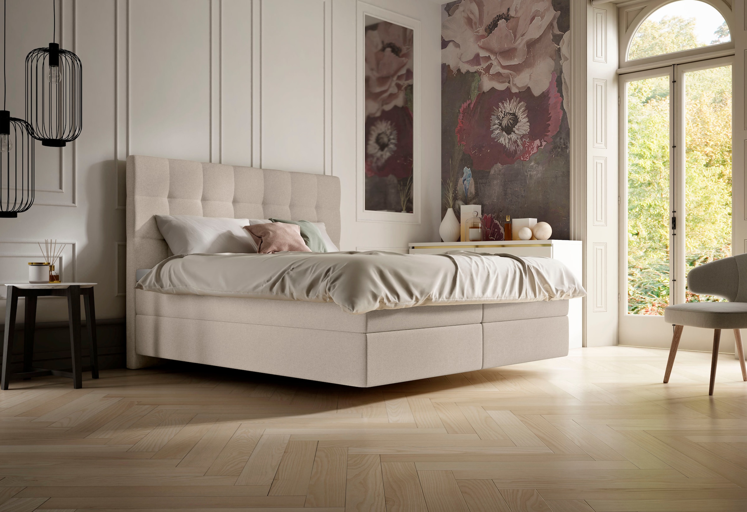 Schlaraffia Boxspringbett »Aida«, mit GELTEX® Next Topper und 7-Zonen-Tonnentaschen-Federkernmatratze