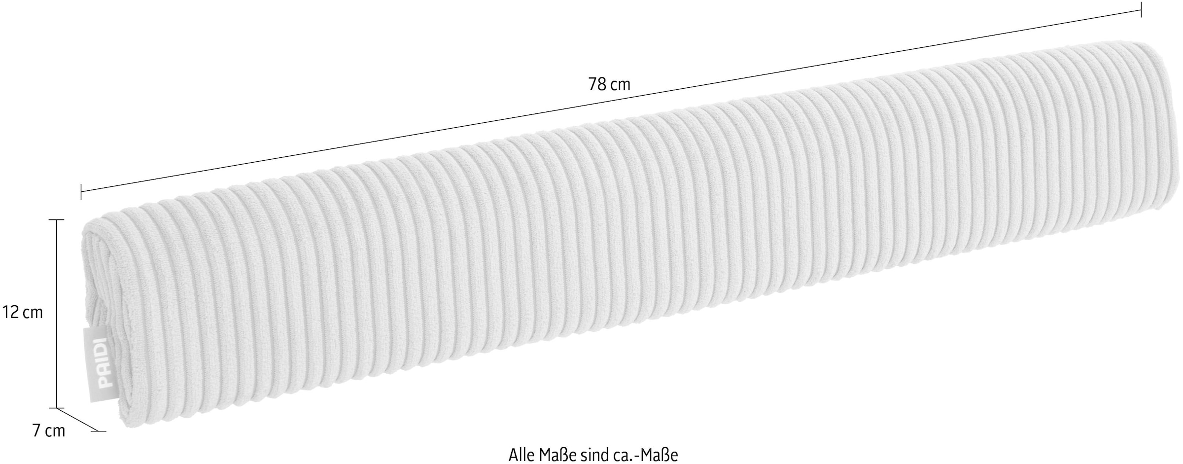 PAIDI Wickelaufsatz »Kopfschutz mit Cordbezug, verschiedene Farben, Kantenschutz« extra weich gepolstert, abnehmbarer und waschbarer Bezug