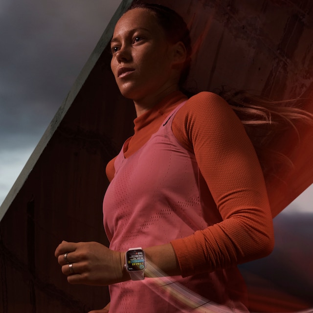 Apple Smartwatch »Watch Series 9 GPS + Cellular 45mm Aluminium«, (Watch OS  10 Sport Band) online bestellen