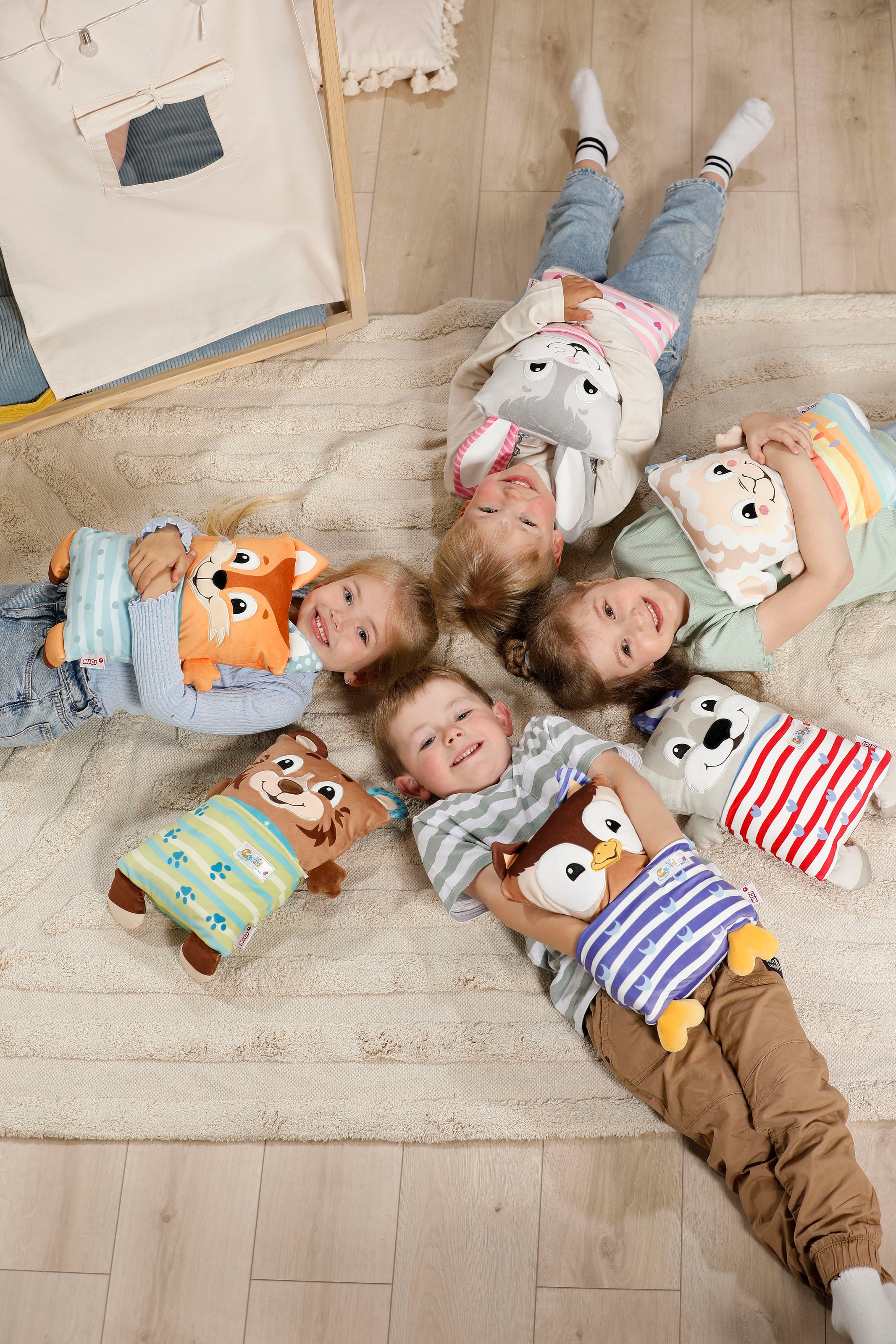 Nici Kuscheltier »Cosidoos, Hund mit Wendefunktion 30x20 cm«, enthält recyceltes Material (Global Recycled Standard)