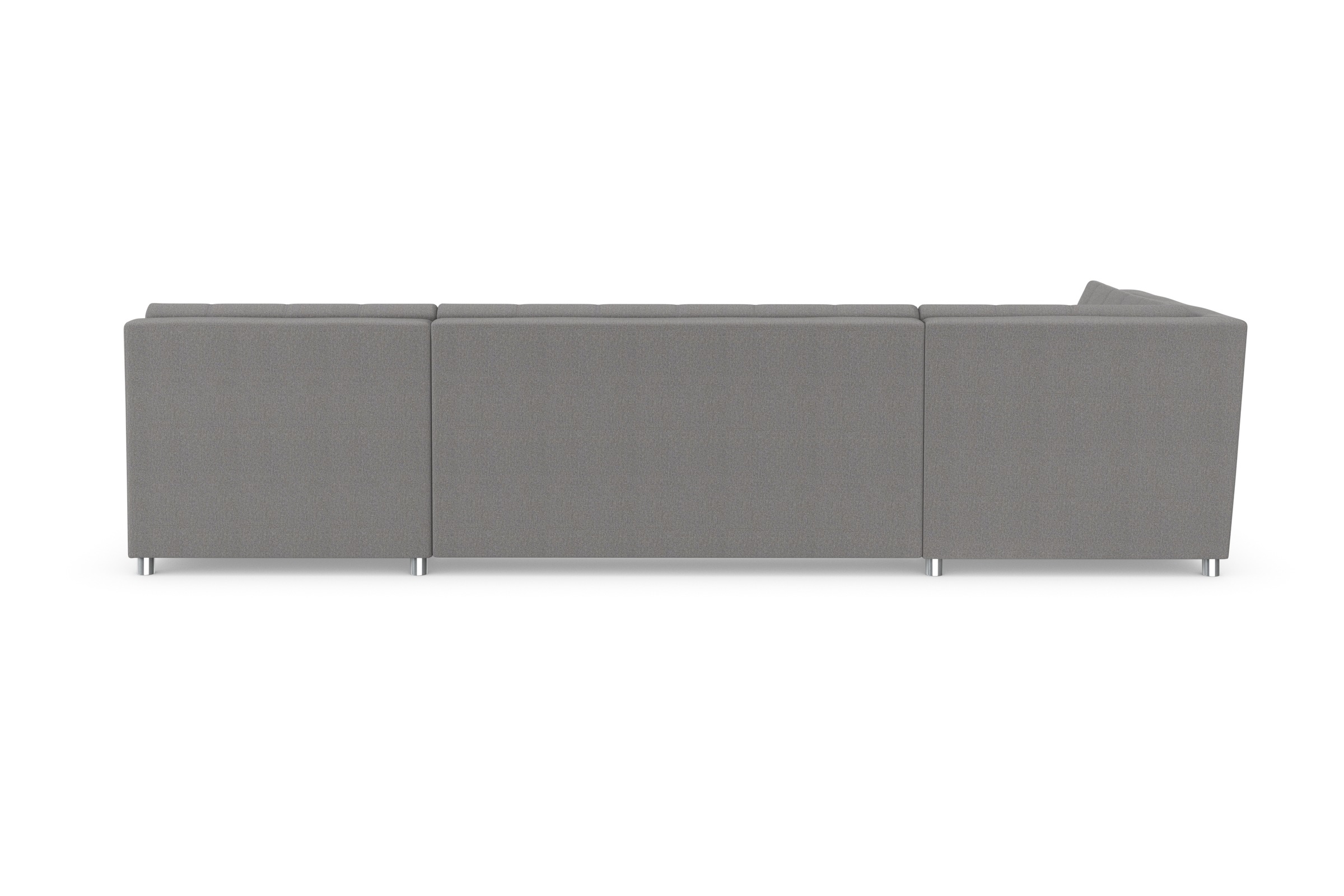 DOMO collection Wohnlandschaft »Treviso incl. Zierkissen, moderne Steppung, XXL: B/T/H: 364/201/83 cm«, wahlweise mit Bettfunktion, in vielen Bezugsarten auch in Cord U-Form